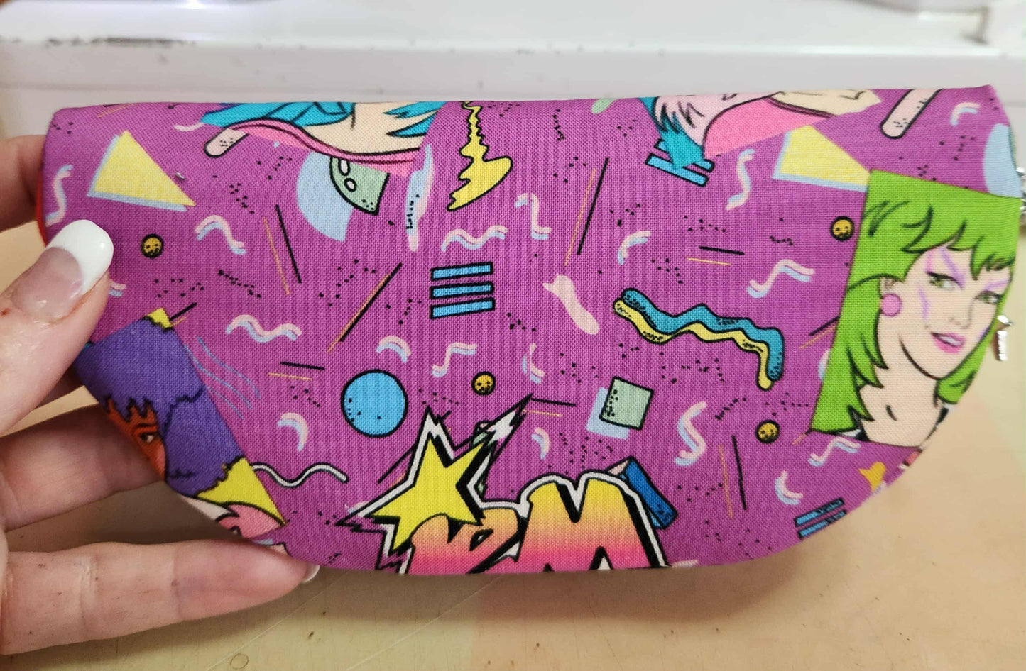 80's Jem & The Holograms Zippered Sunglasses Glasses Case