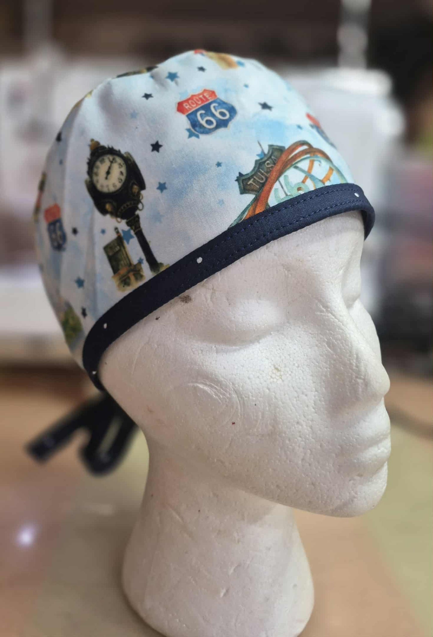 Route 66 Tulsa Icons Surgery Scrub Cap