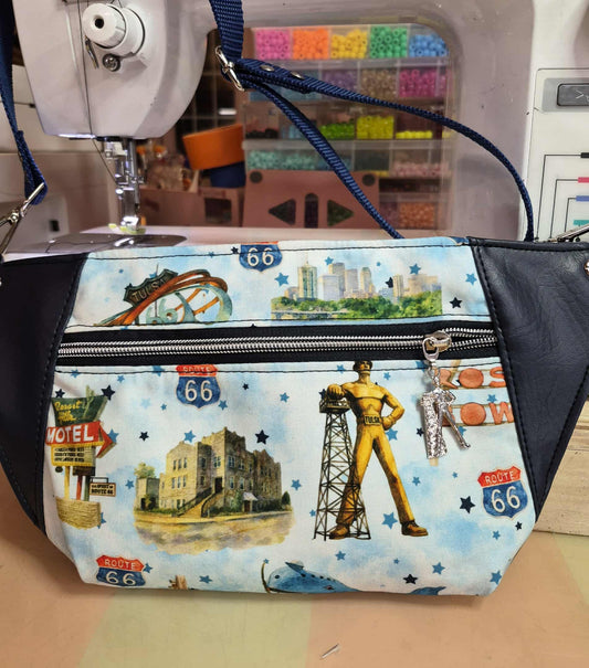 Route 66 Tulsa Icons Fanny Pack Sling Pack