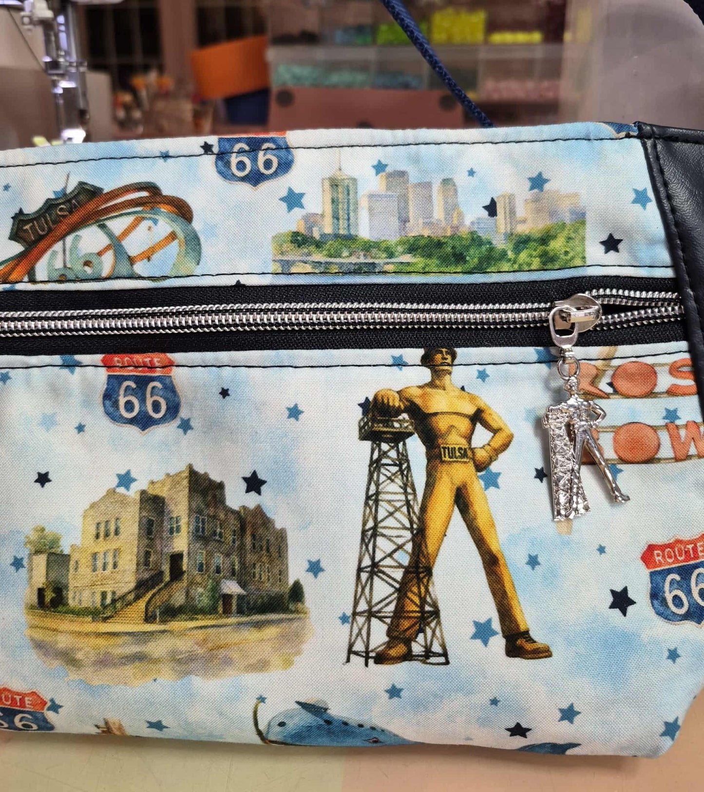 Route 66 Tulsa Icons Fanny Pack Sling Pack