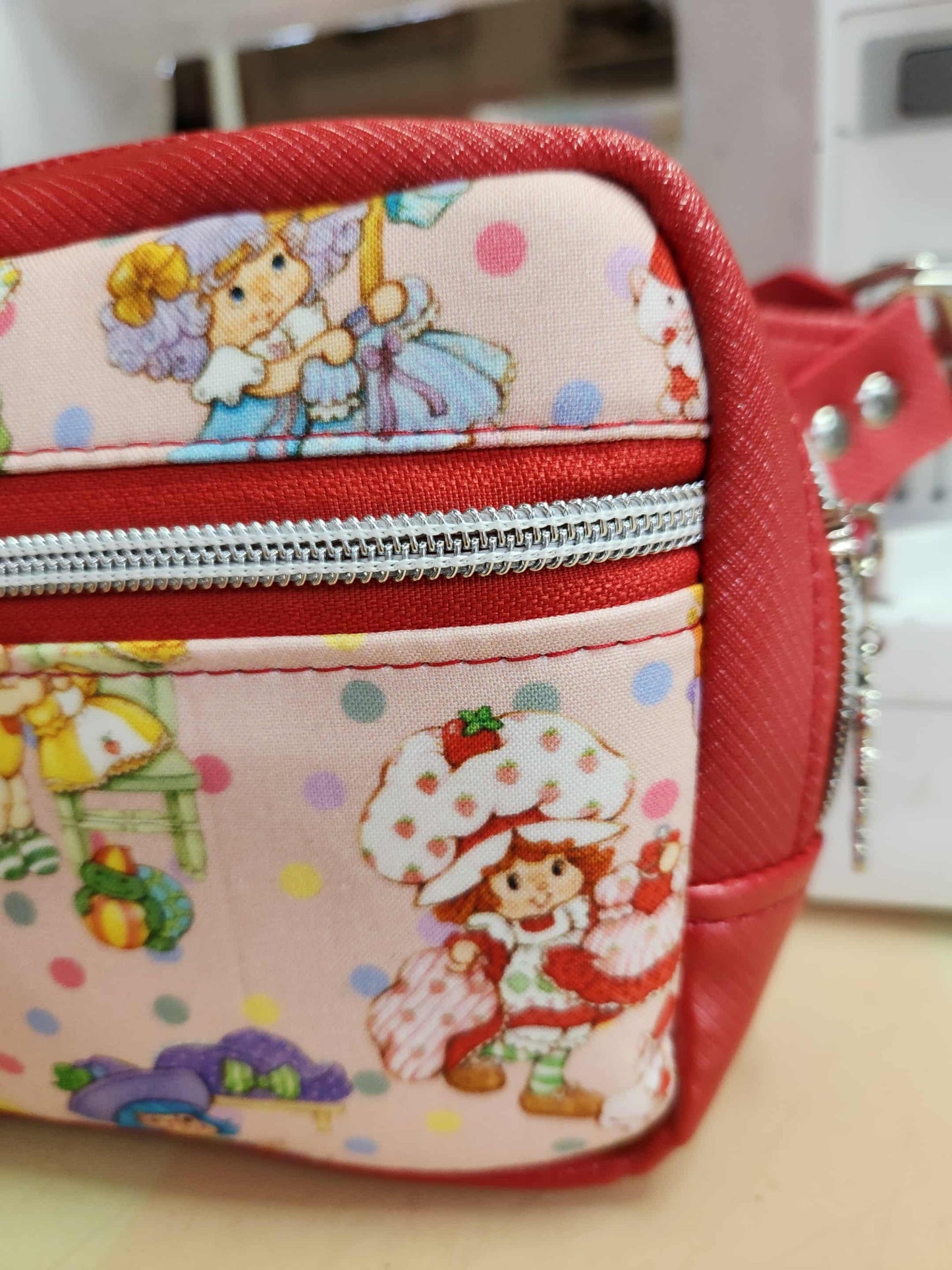 Scented Option! Strawberry Friends Party Dresses Small Sling, Fanny, Hip Pack
