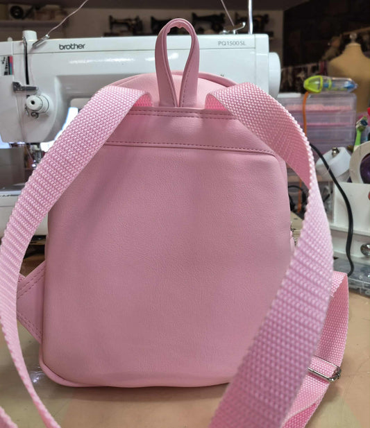 Scented Option! Strawberry Girl Sage Green & Pink Backpack