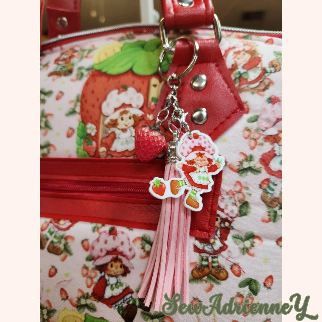 Scented Option! Strawberry Girl Domed Handbag