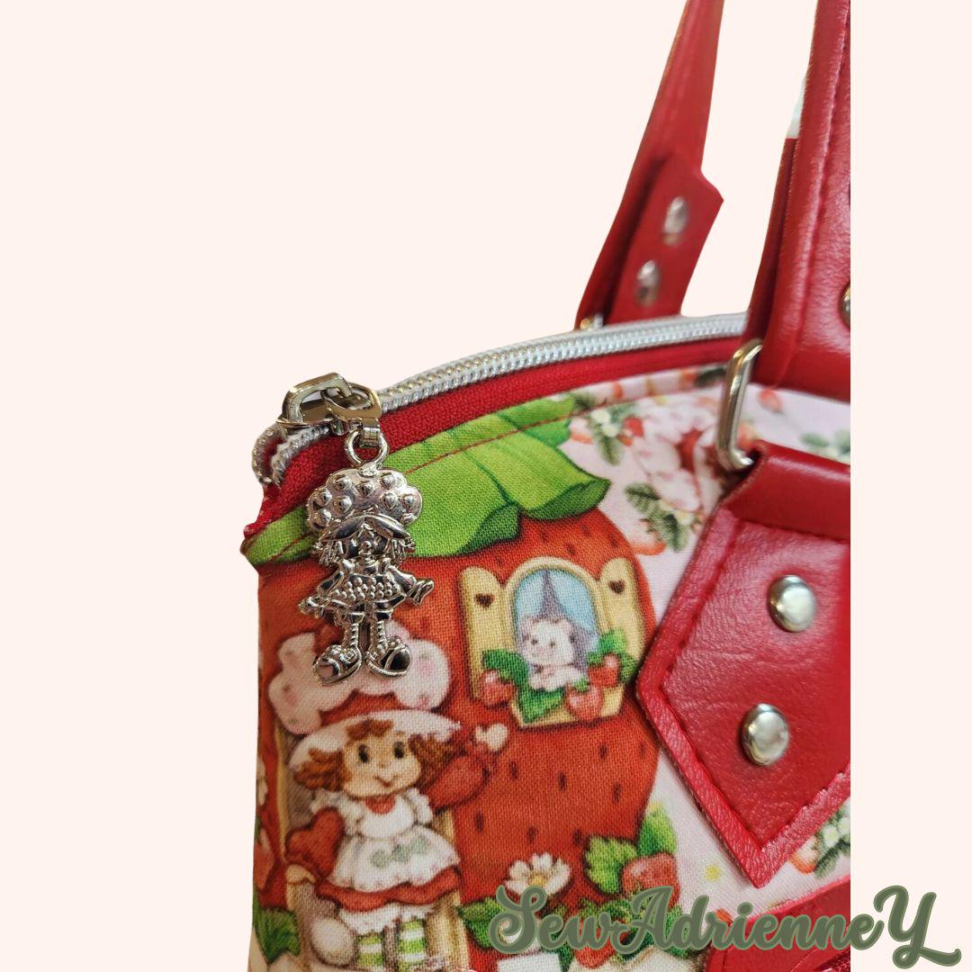 Scented Option! Strawberry Girl Domed Handbag