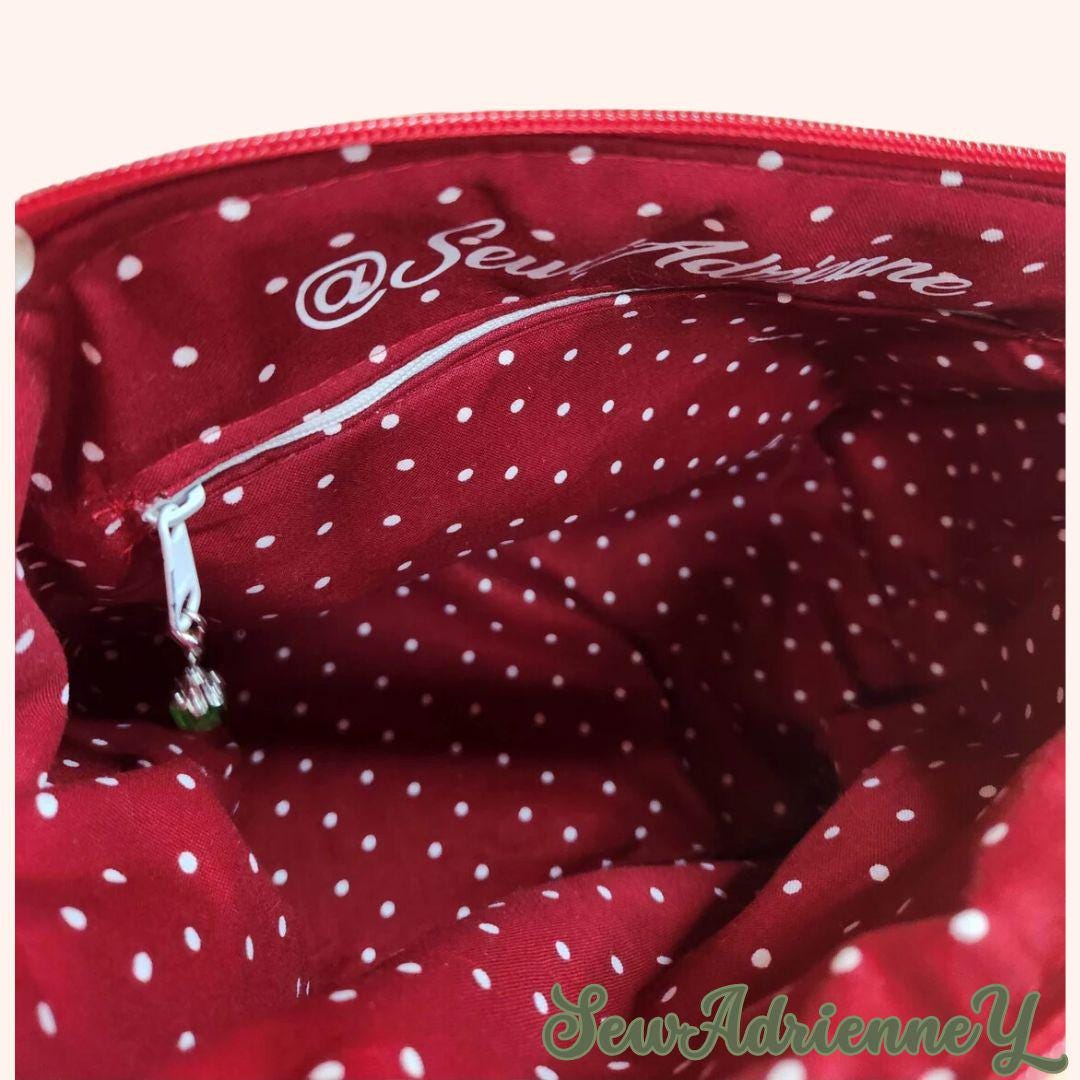 Scented Option! Strawberry Girl Domed Handbag