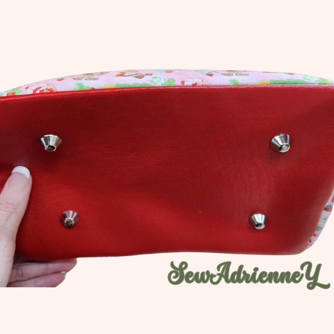 Scented Option! Strawberry Girl Domed Handbag