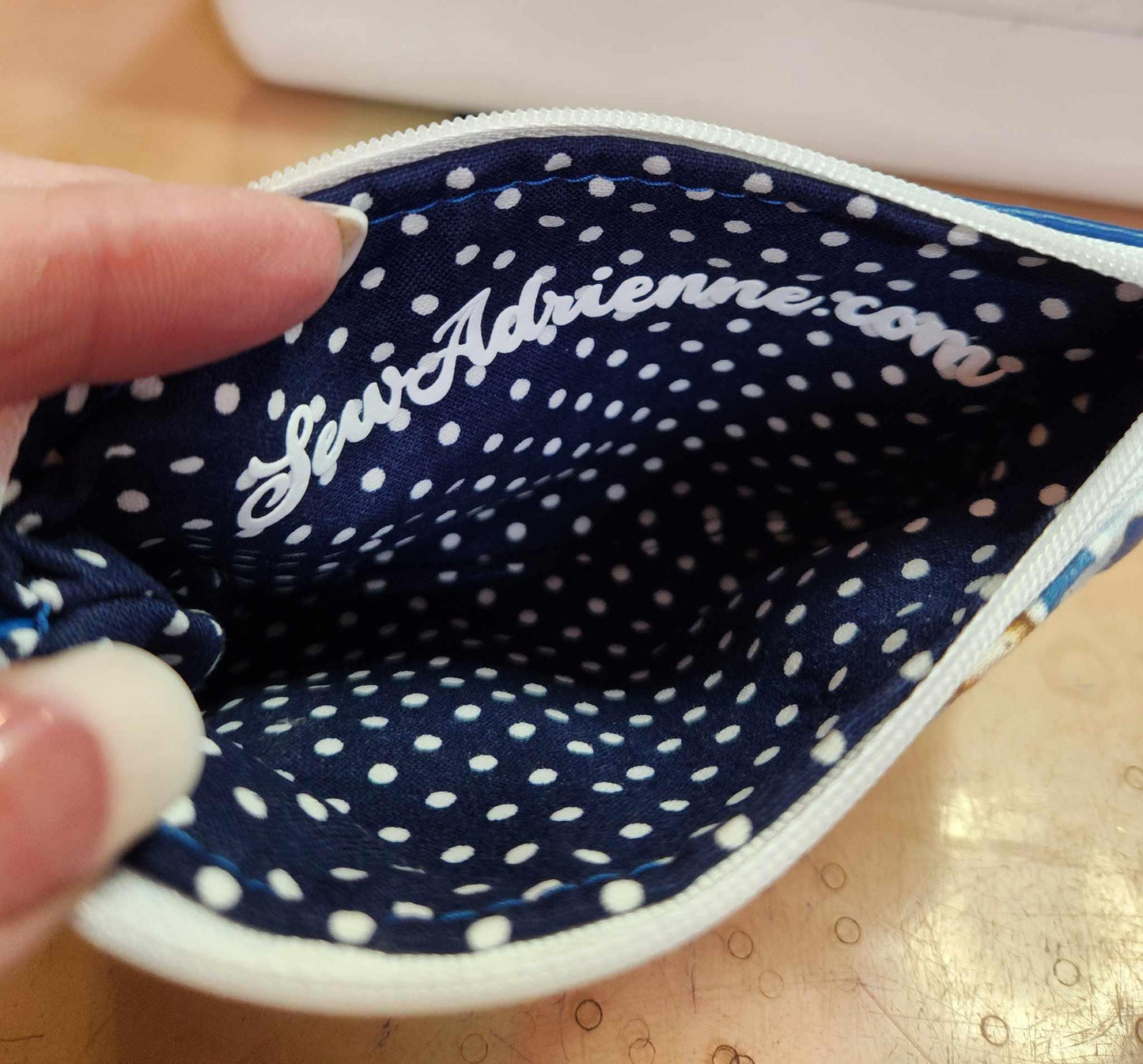 Holly Hobbie Zip-Up Cardholder