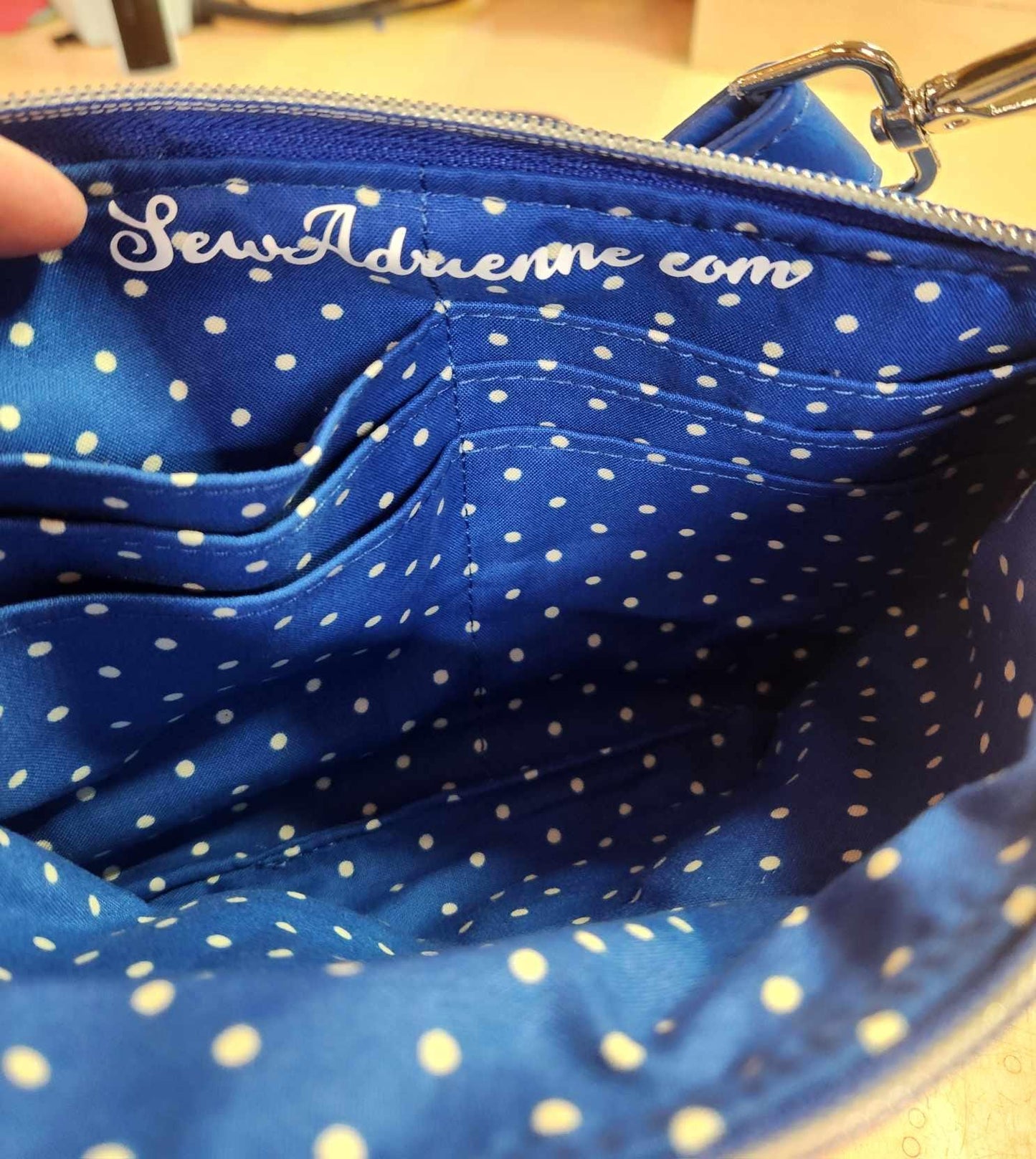 Scented Option! Blueberry Girl Crossbody Zippered Clutch