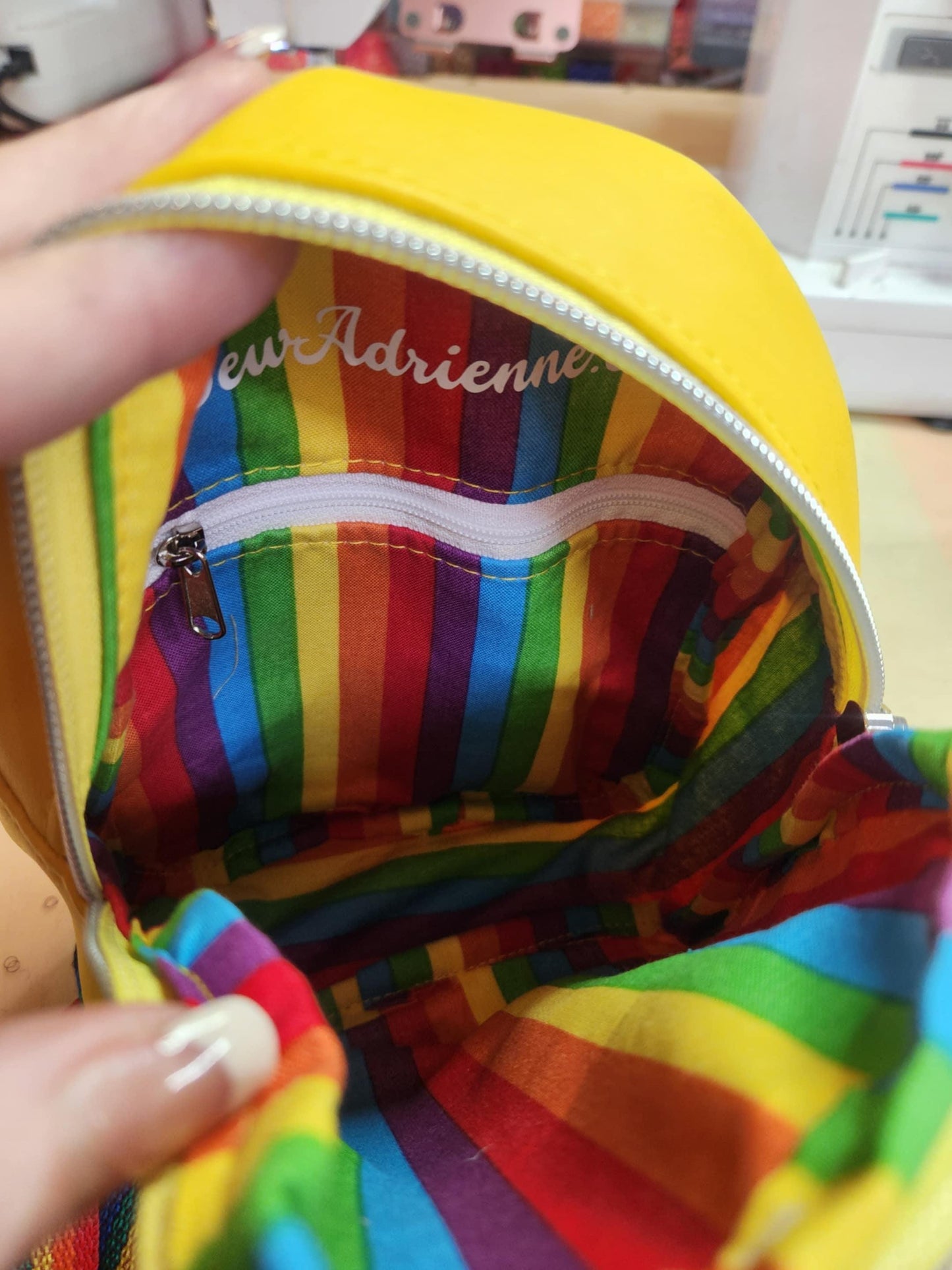 80's Rainbow Girl & Friends Small Backpack Crossbody Slingpack