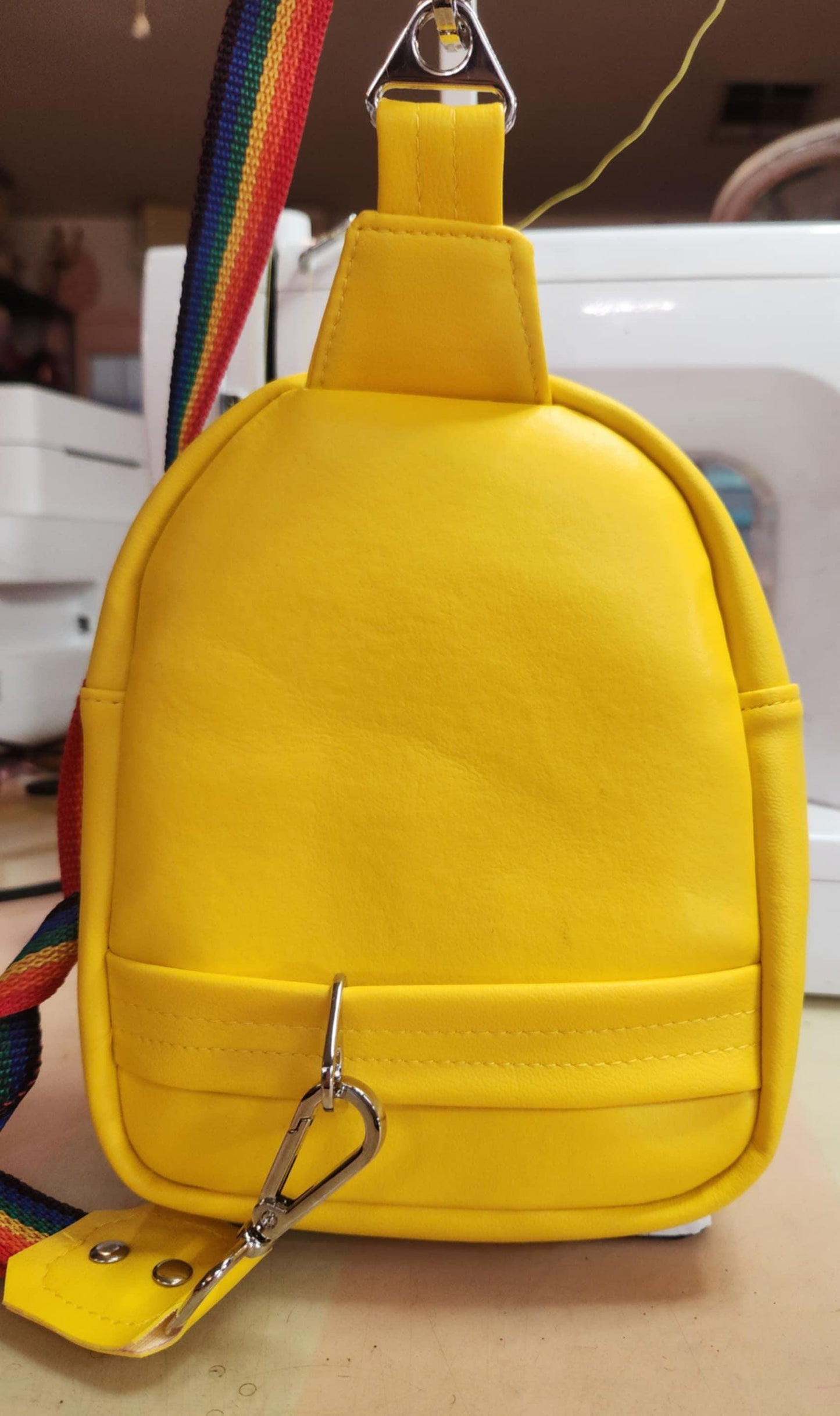 80's Rainbow Girl & Friends Small Backpack Crossbody Slingpack