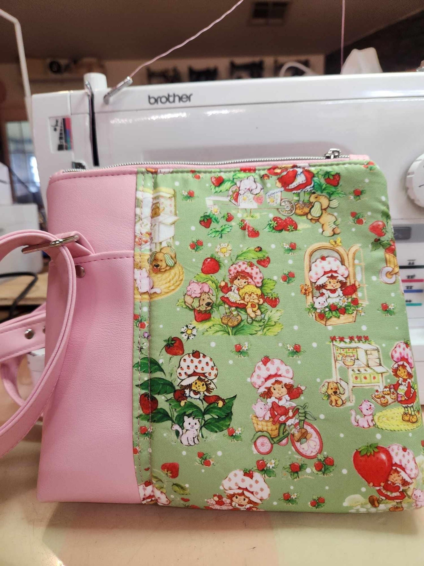 Scented Option! Strawberry Girl Crossbody Bag