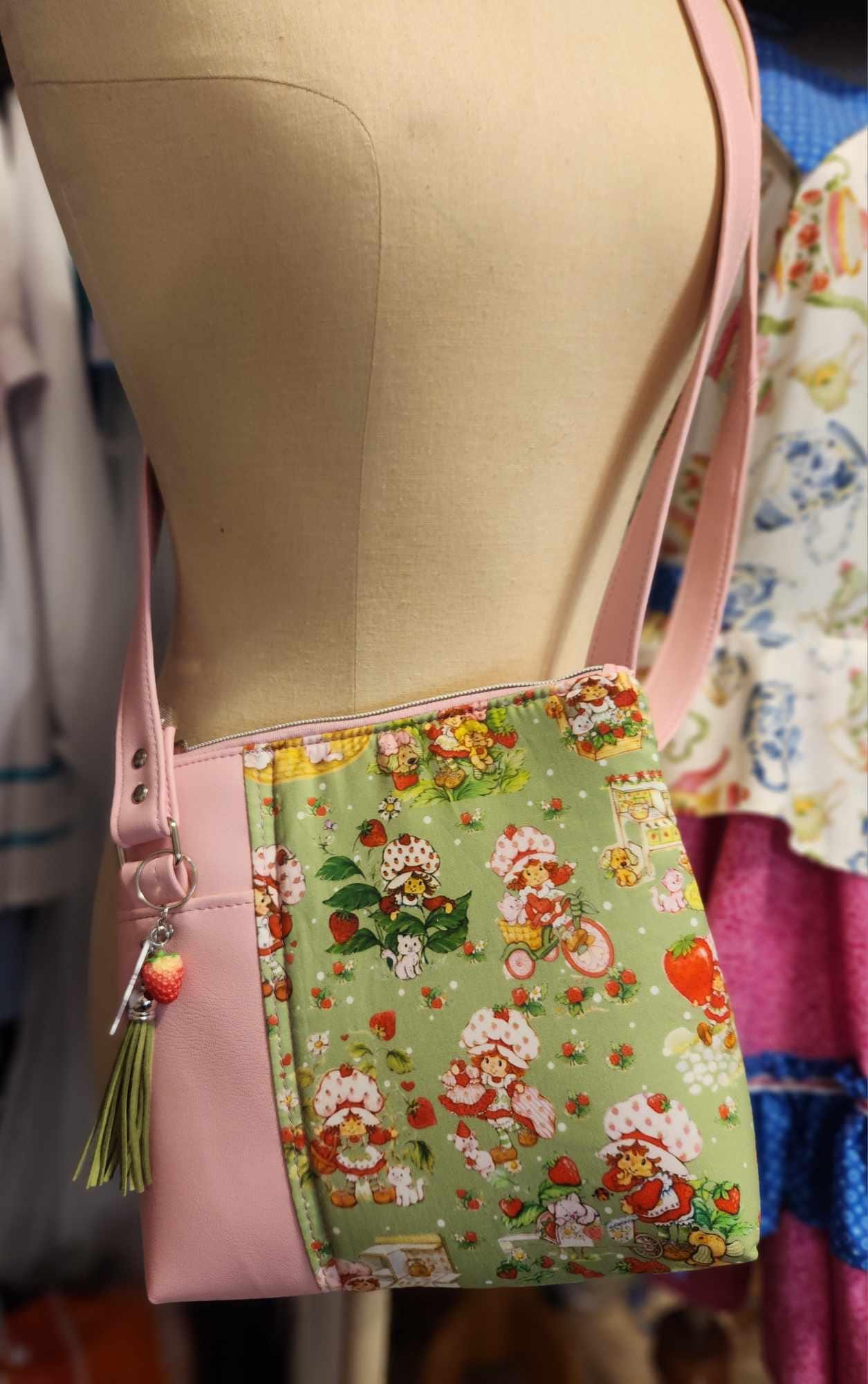 Scented Option! Strawberry Girl Crossbody Bag