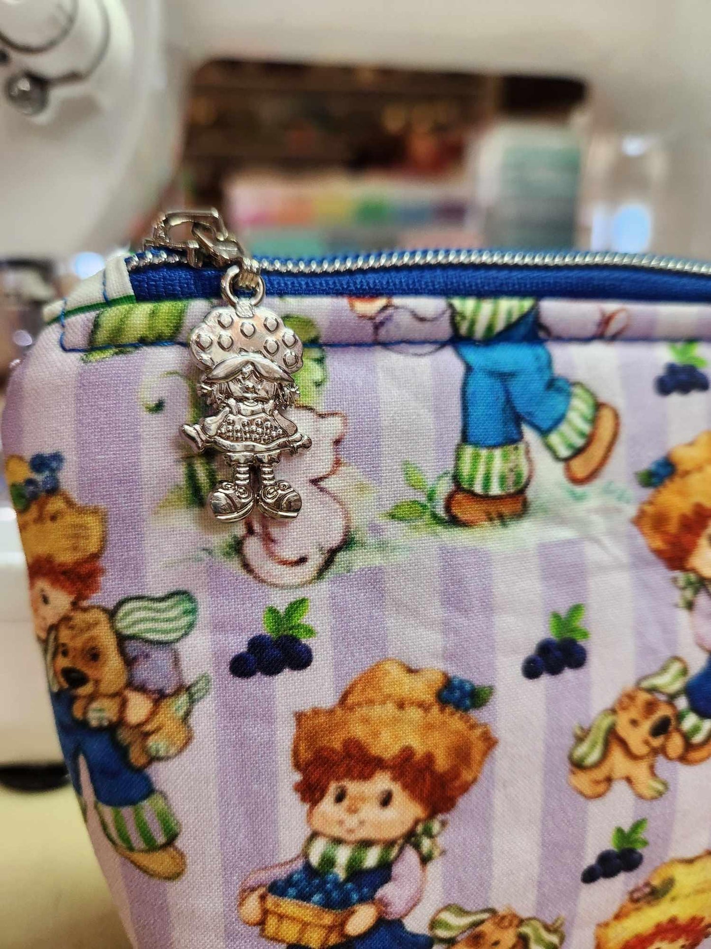 80's Huckleberry Boy Squared Zipper Pouch Three Sizes