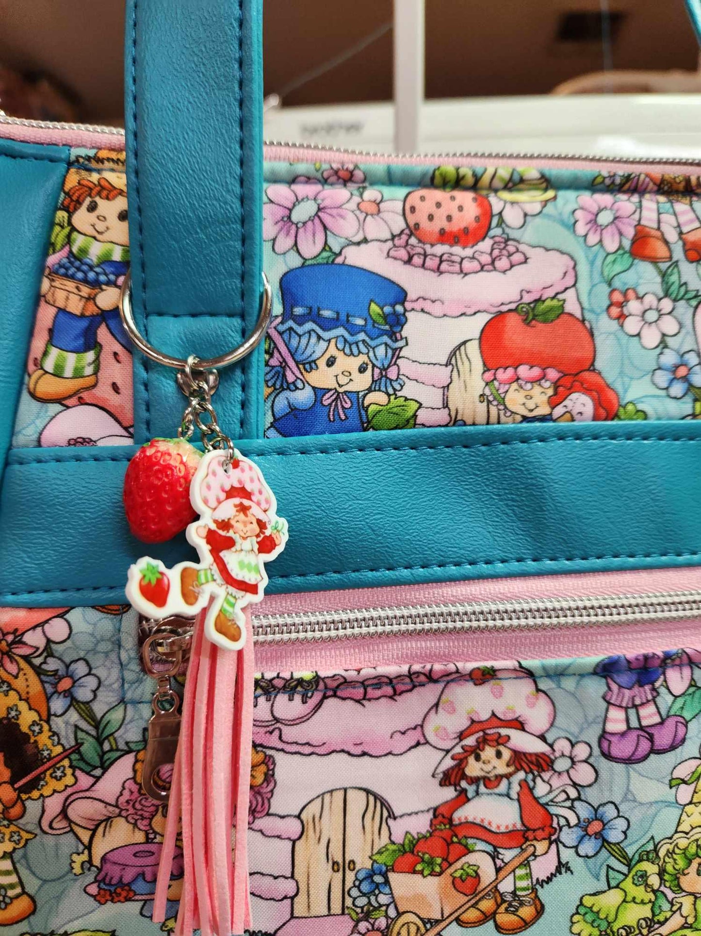 Scented Option! Strawberry Friends Large Handbag