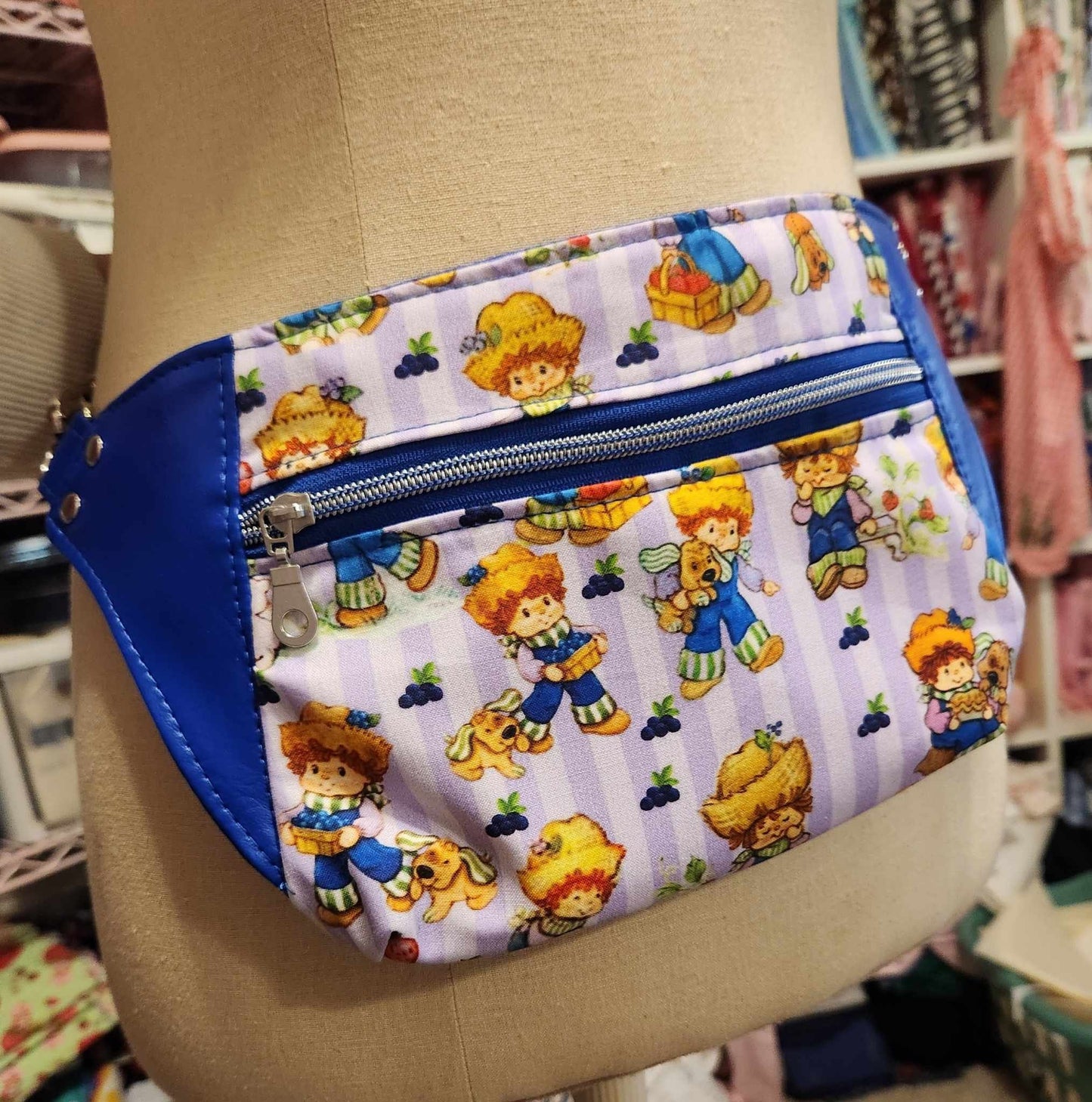 80's Huckleberry Friend Fanny Pack Crossbody Slingpack