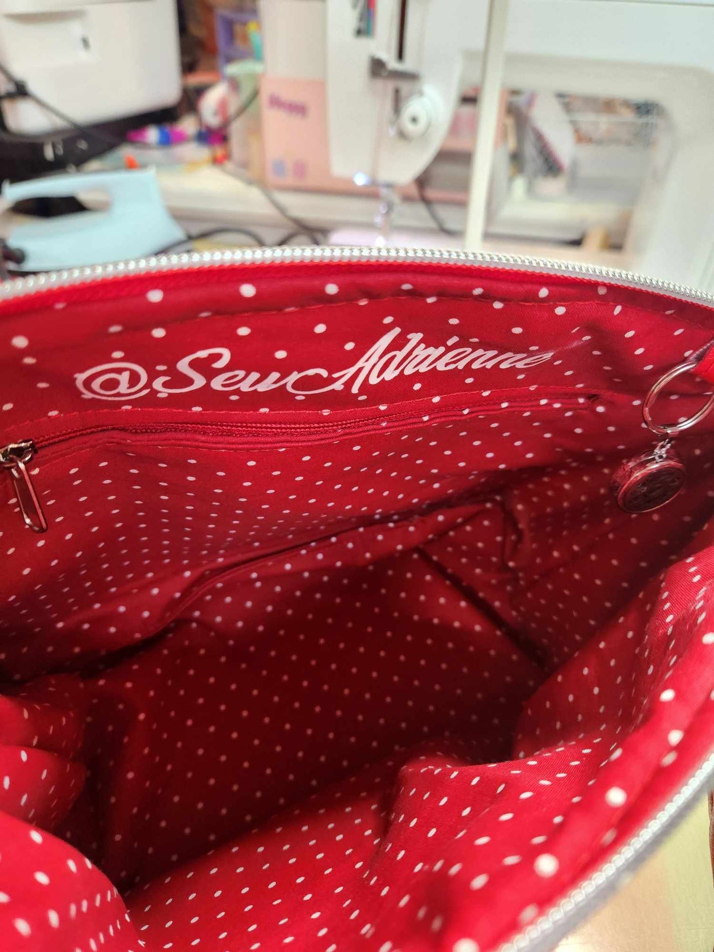 Scented Option! Strawberry Girl Domed Handbag