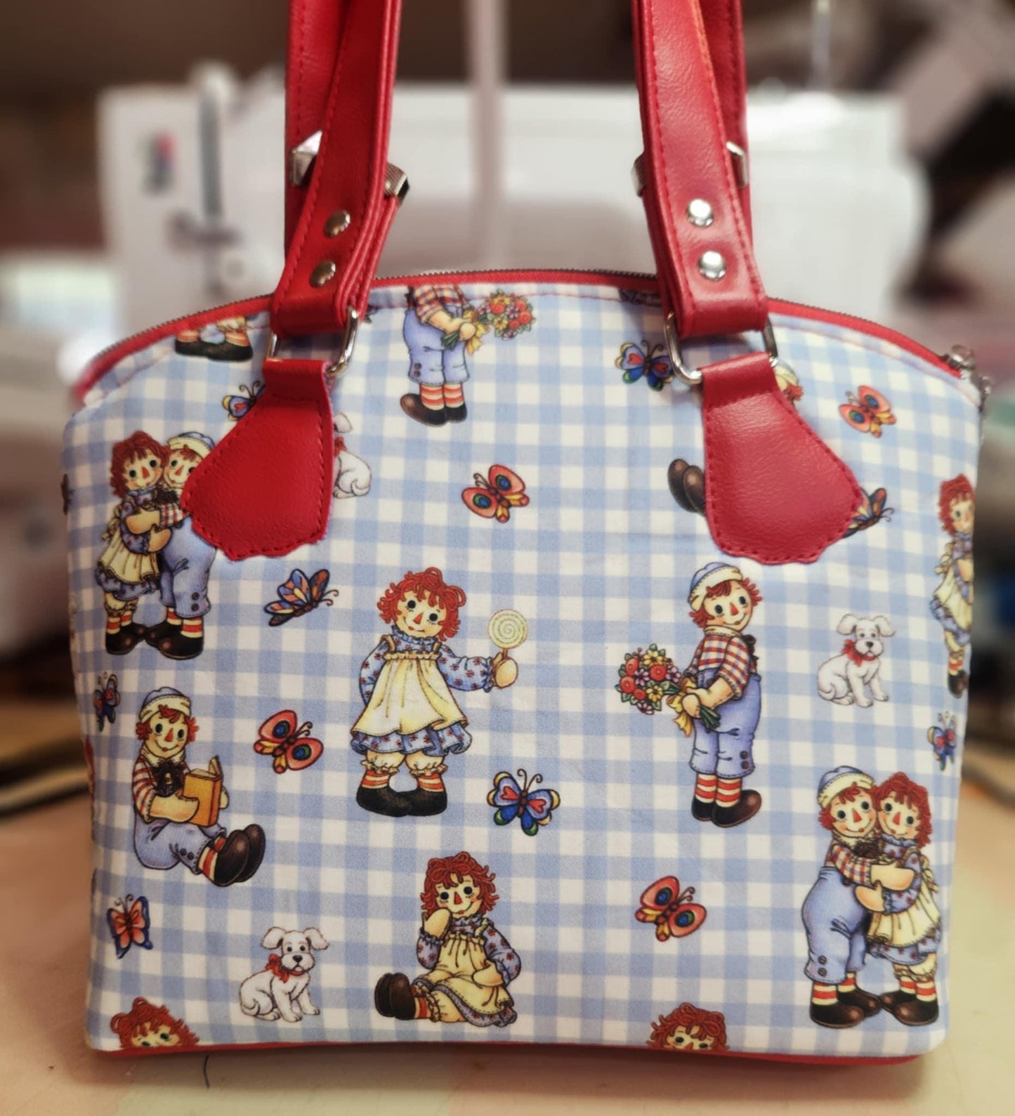 Raggedy Ann & Andy Domed Handbag