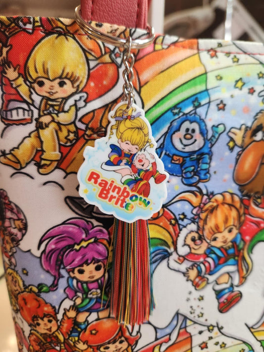 80's Rainbow Girl & Friends Tote Bag