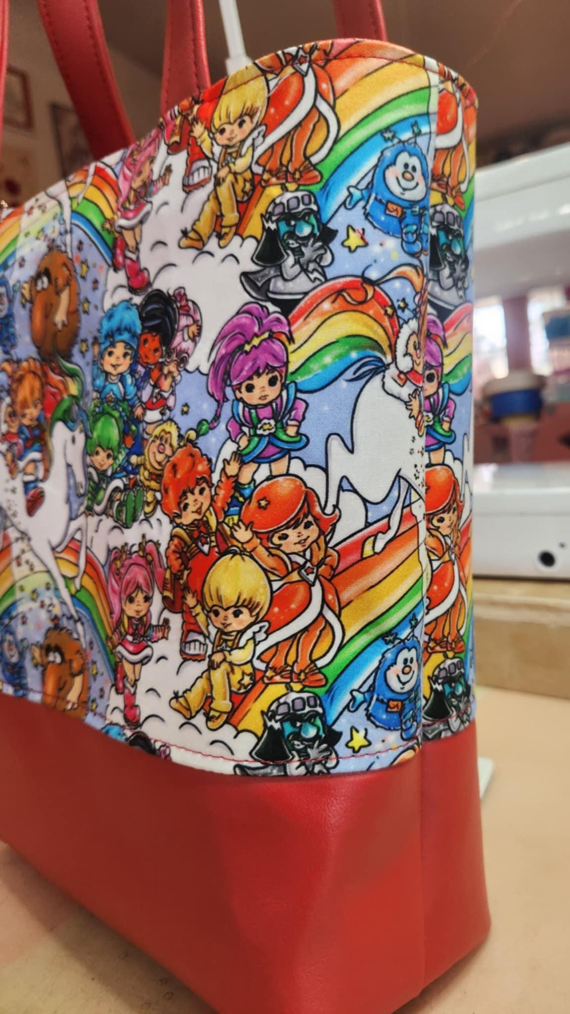 80's Rainbow Girl & Friends Tote Bag