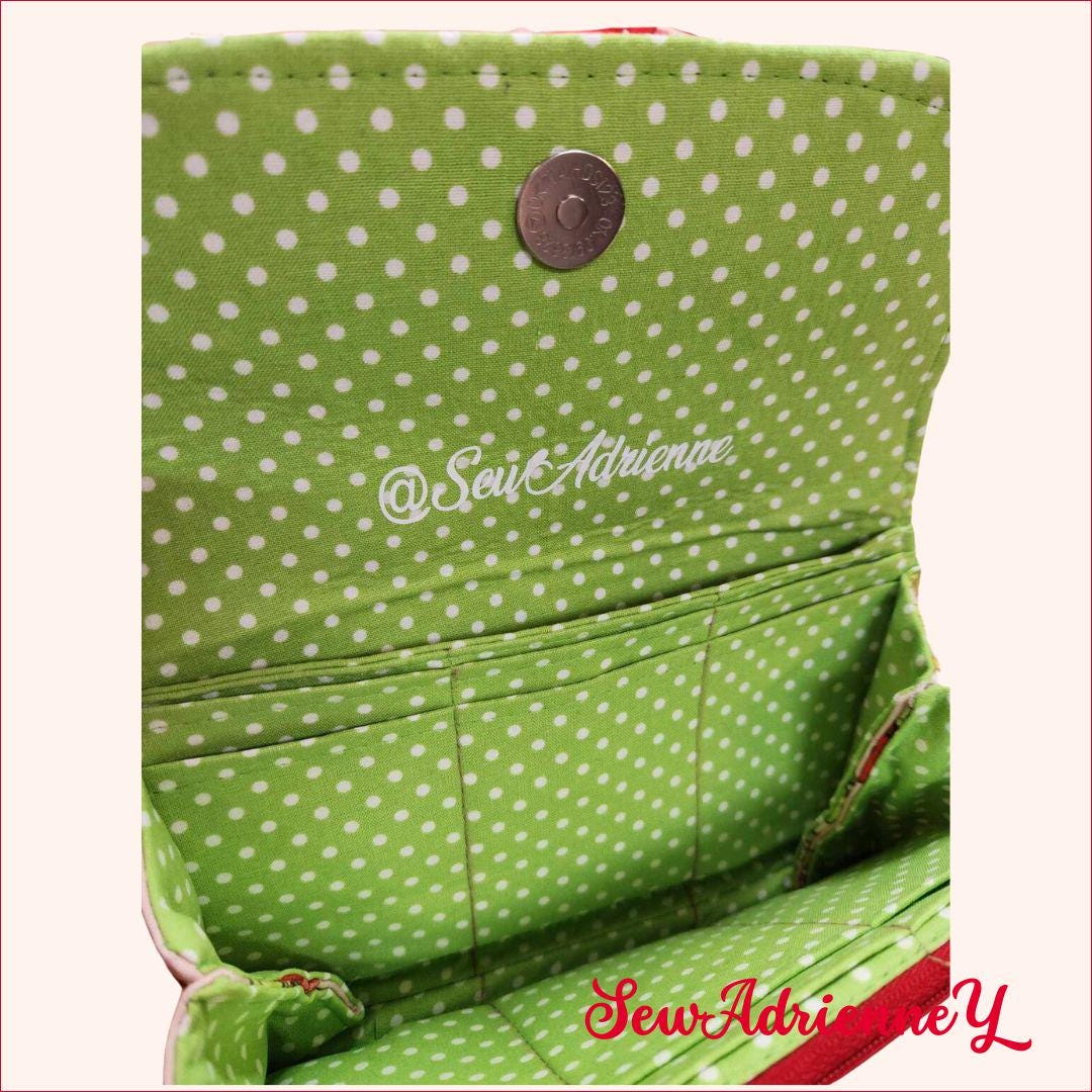 80's Cherry Girl Accordion Wallet