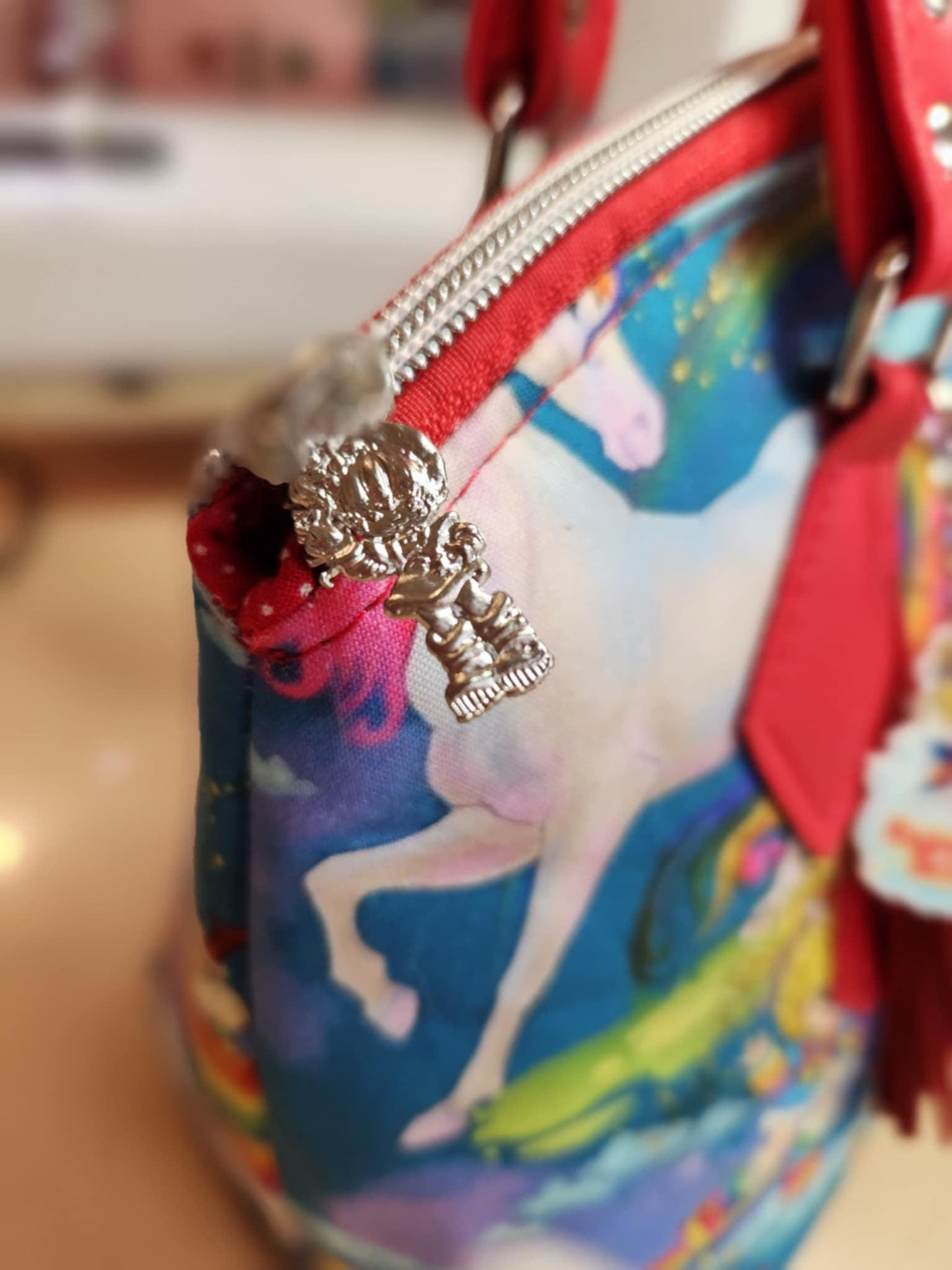 80's Rainbow Girl & Friends Domed Handbag