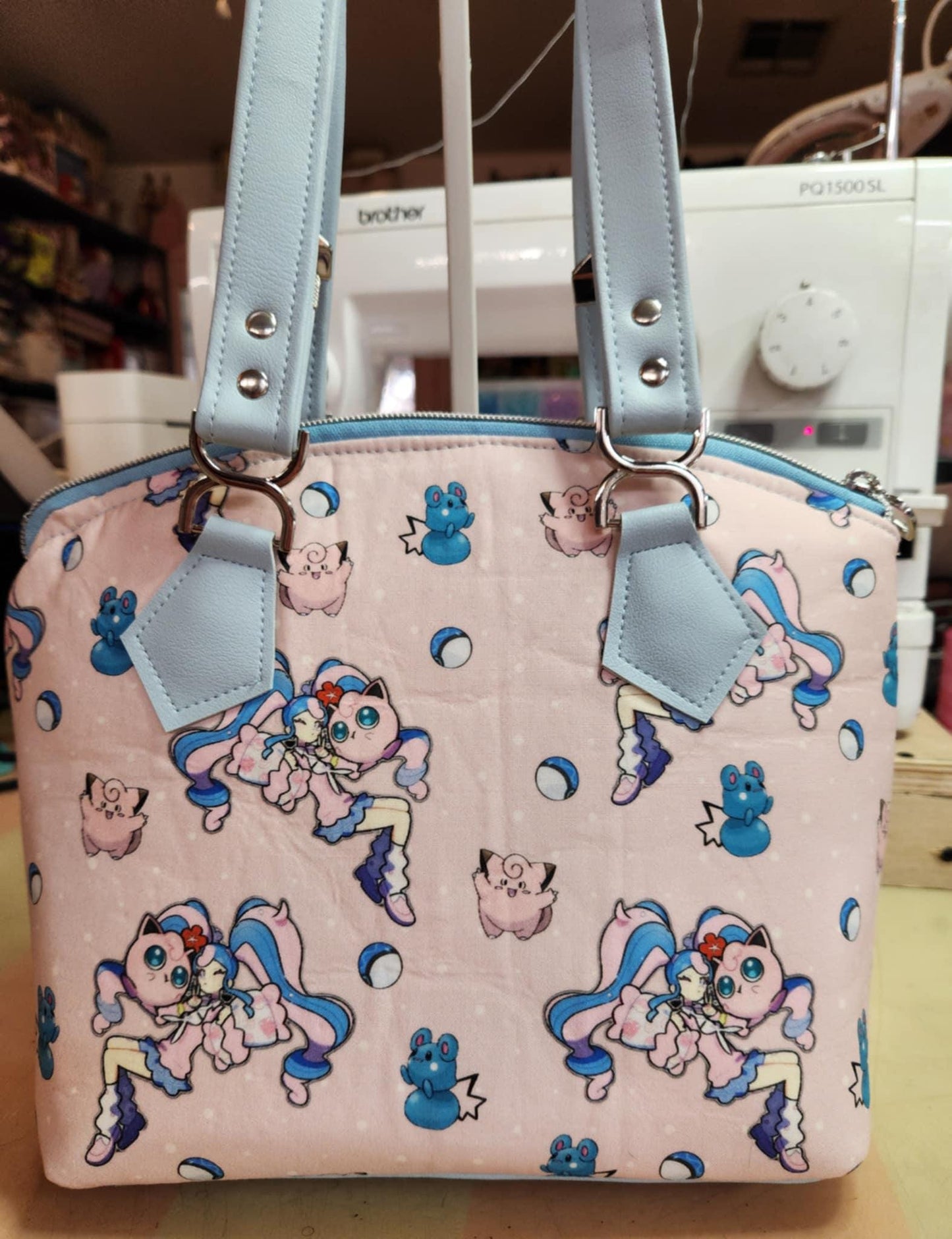 Hatsune Miku Pocket Monsters Domed Handbag