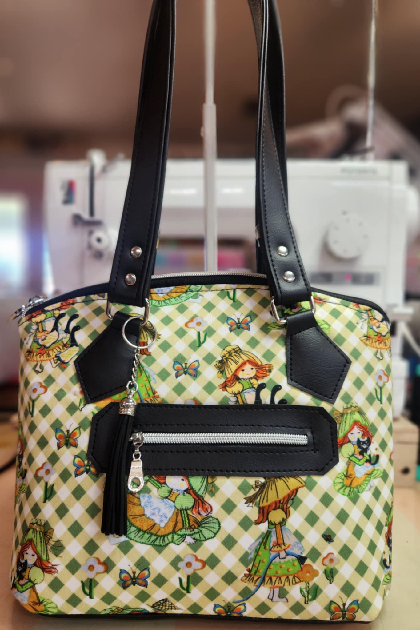 Katie's Patchwork Vintage Sears Domed Handbag