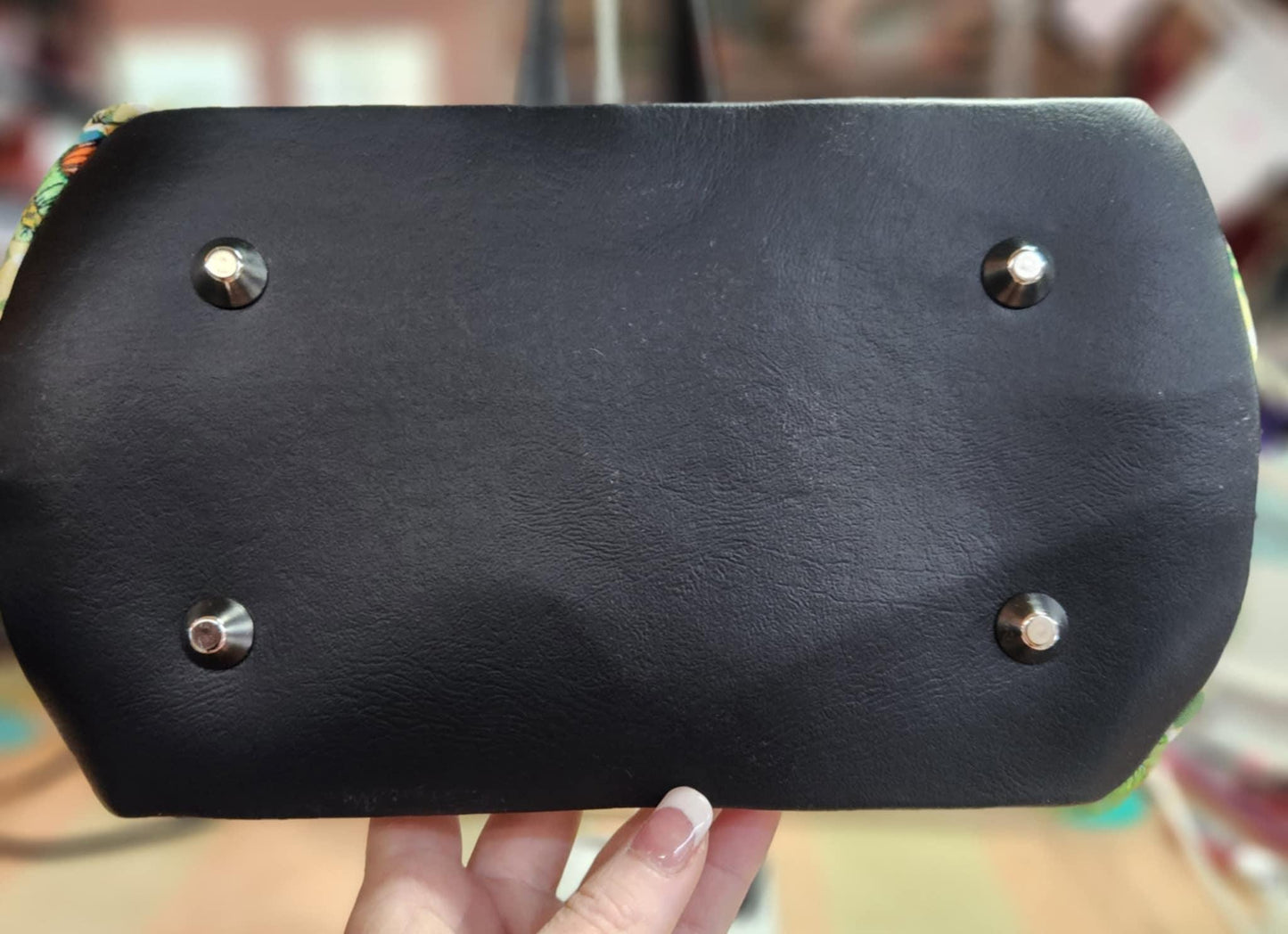 Katie's Patchwork Vintage Sears Domed Handbag