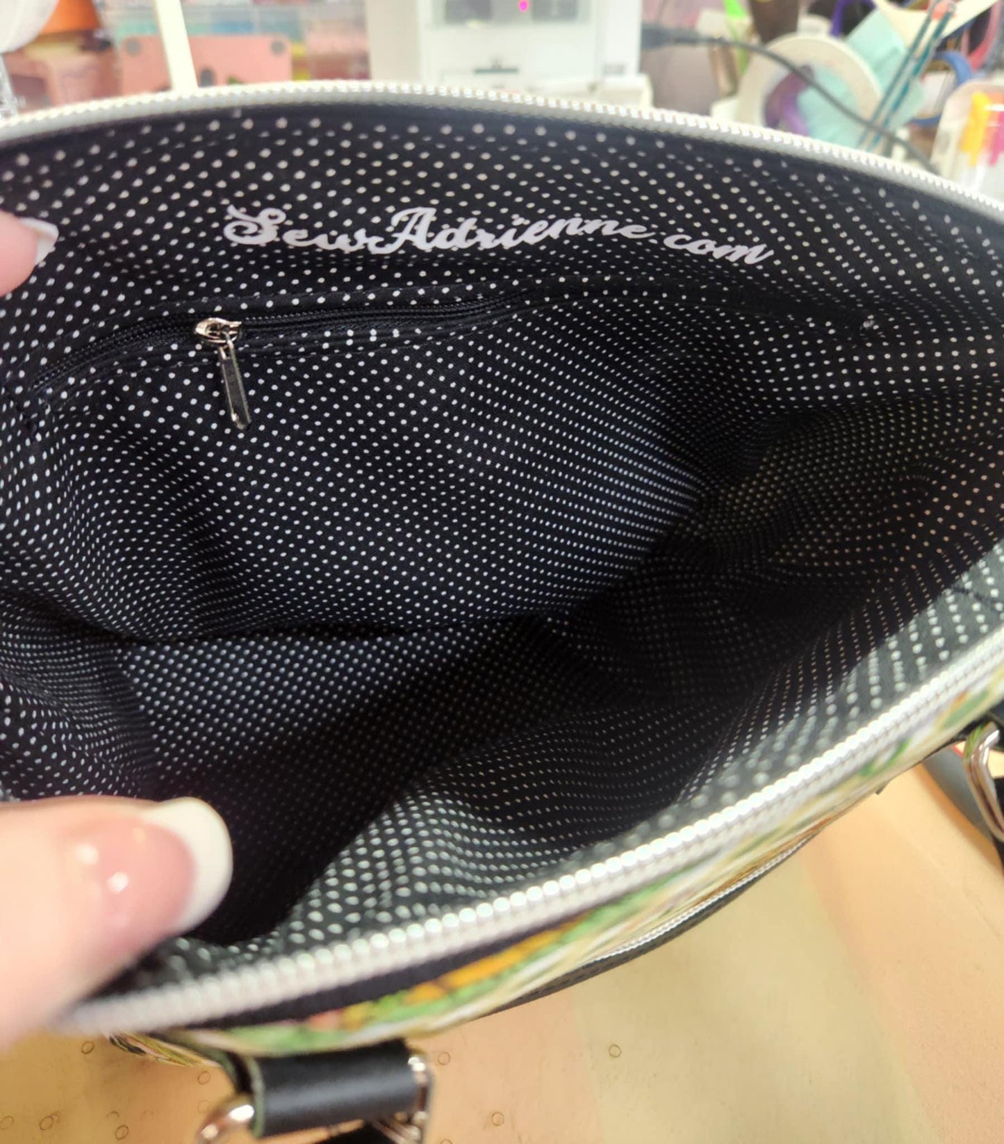 Katie's Patchwork Vintage Sears Domed Handbag