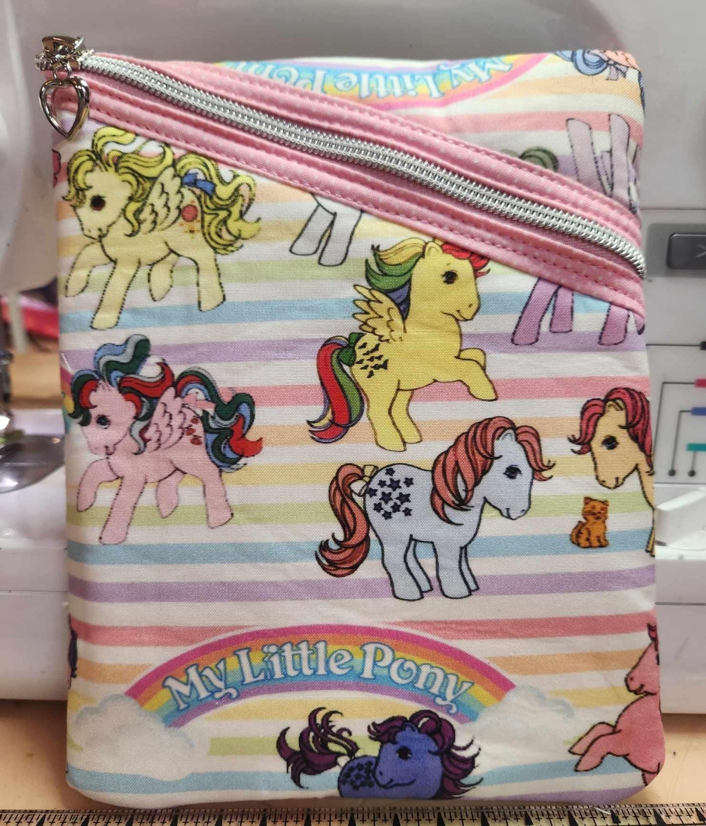 Classic My Pony G1 Diagonal Zippered Pouch for E-Readers, Tablets, iPads, & Sunglasses