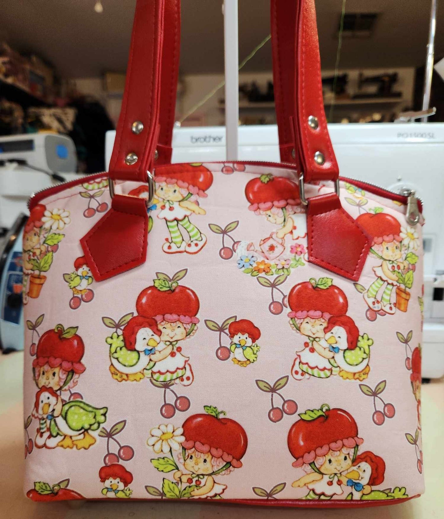 80's Cherry Girl Domed Handbag