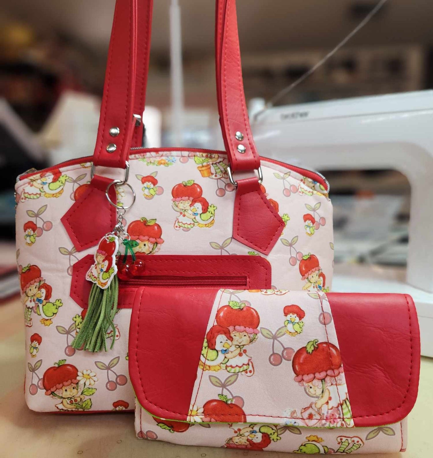 80's Cherry Girl Domed Handbag
