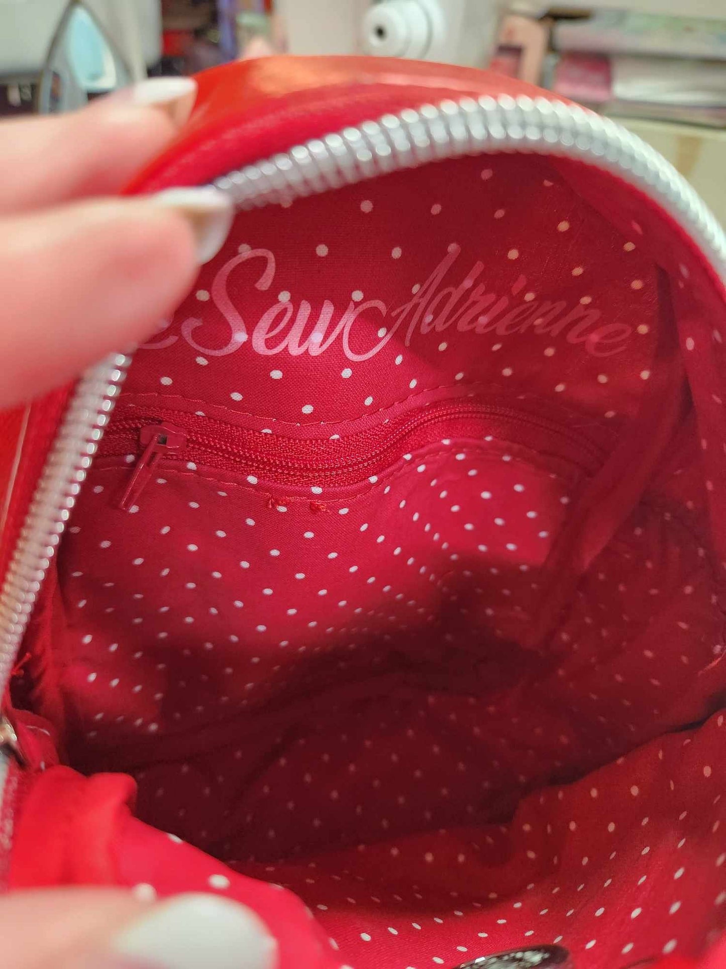 Scented Option! Strawberry Girl Small Backpack Crossbody