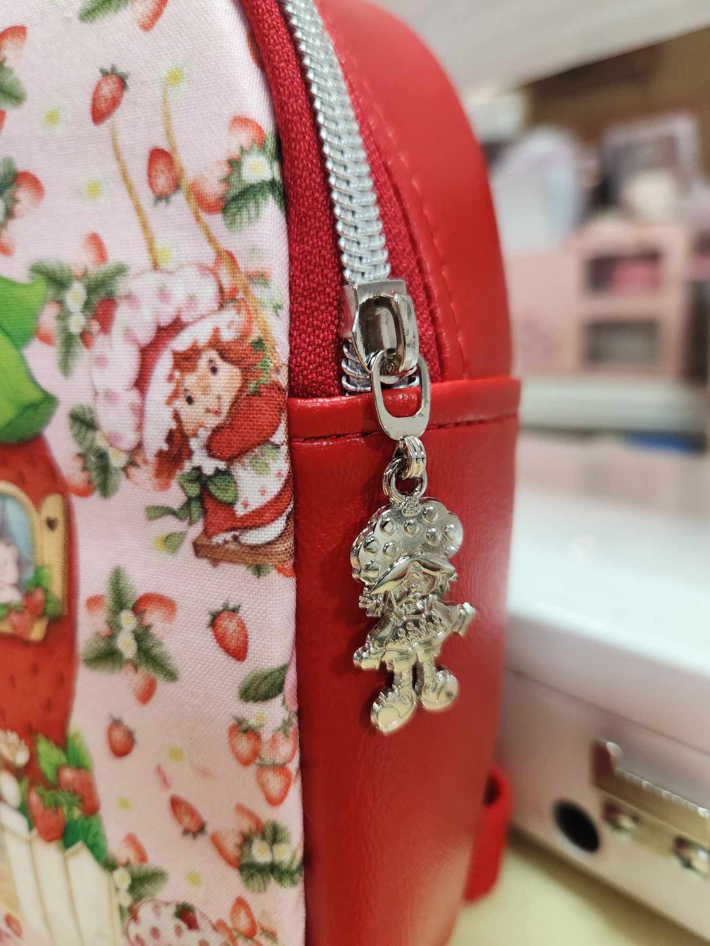 Scented Option! Strawberry Girl Small Backpack Crossbody