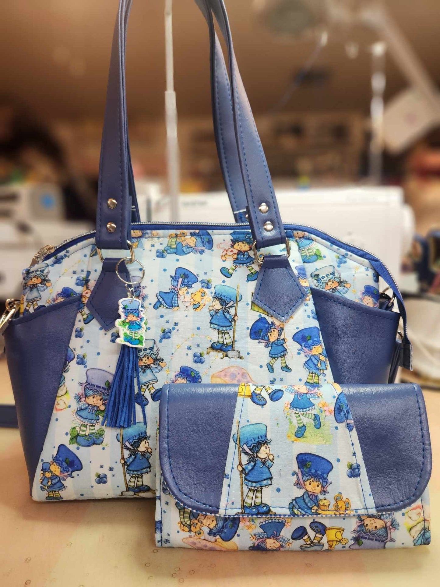 Scented Option! Blueberry Girl Handbag