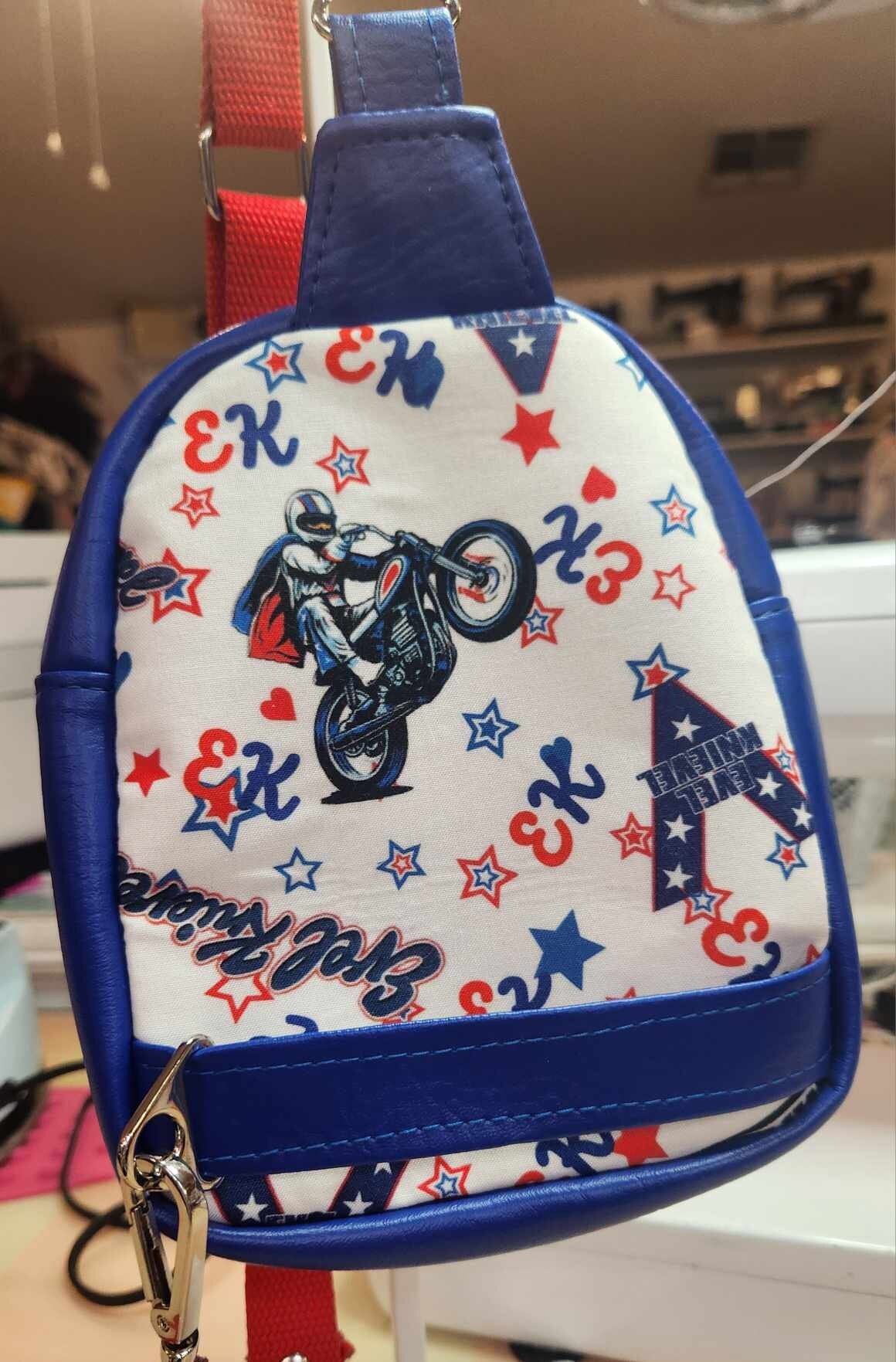 Patriotic Daredevil Small Backpack Crossbody