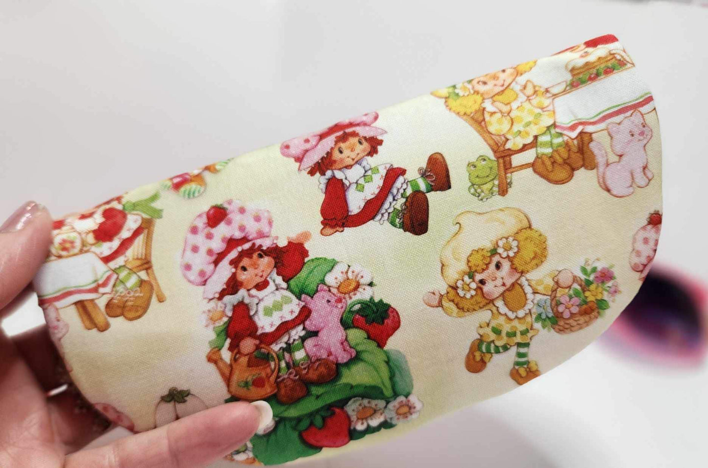 80's Strawberry Friends Zippered Sunglasses Glasses Case