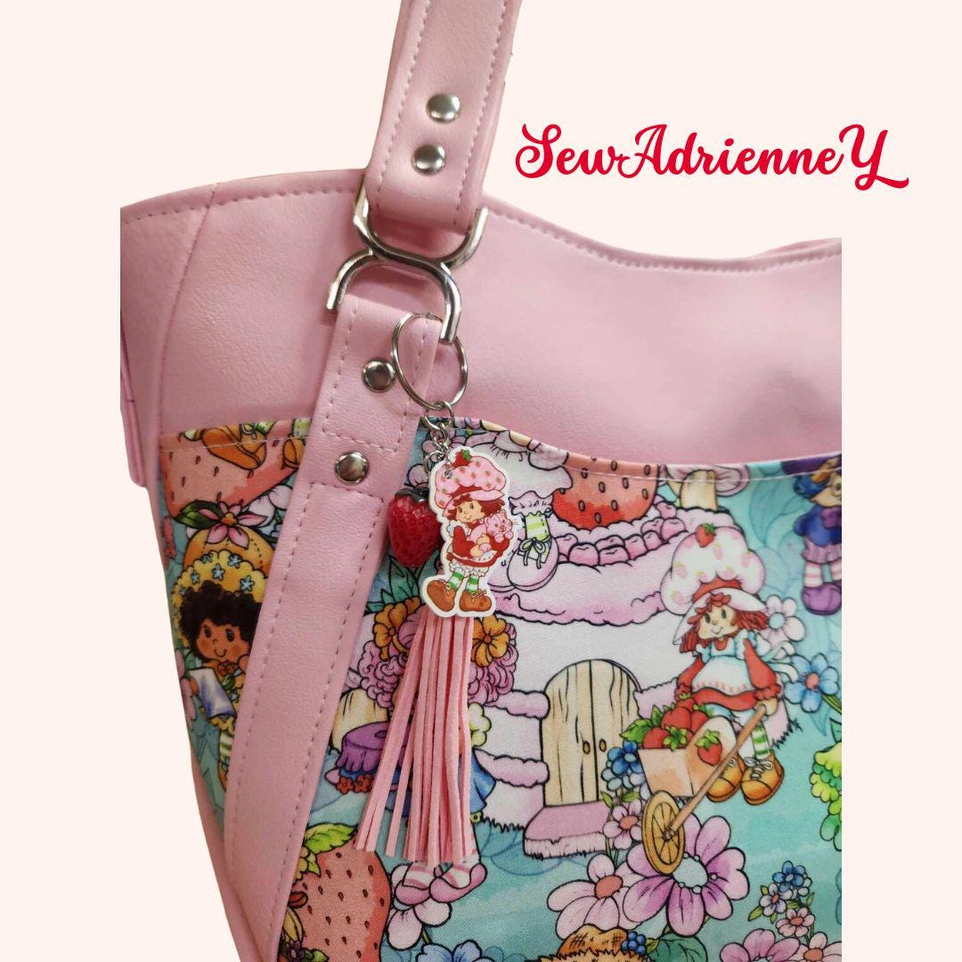 Scented Option! Strawberry Friends Large Handbag