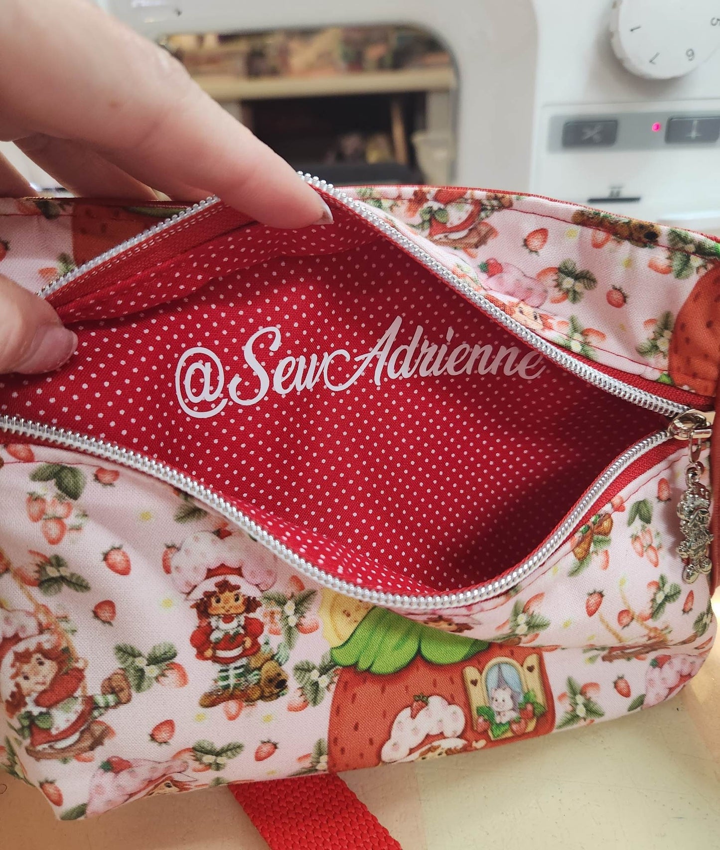 Scented Option! Strawberry Girl Fanny PackCrossbody Slingpack