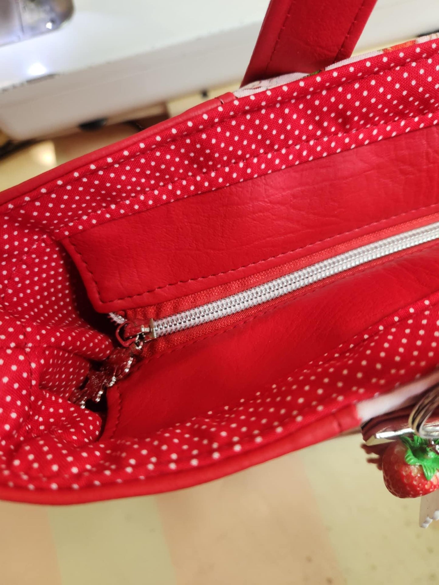 Scented Option! Strawberry Girl & Cat Totebag