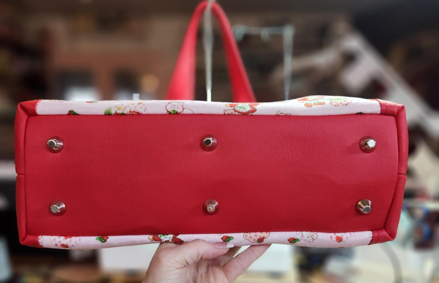 Scented Option! Strawberry Girl & Cat Totebag