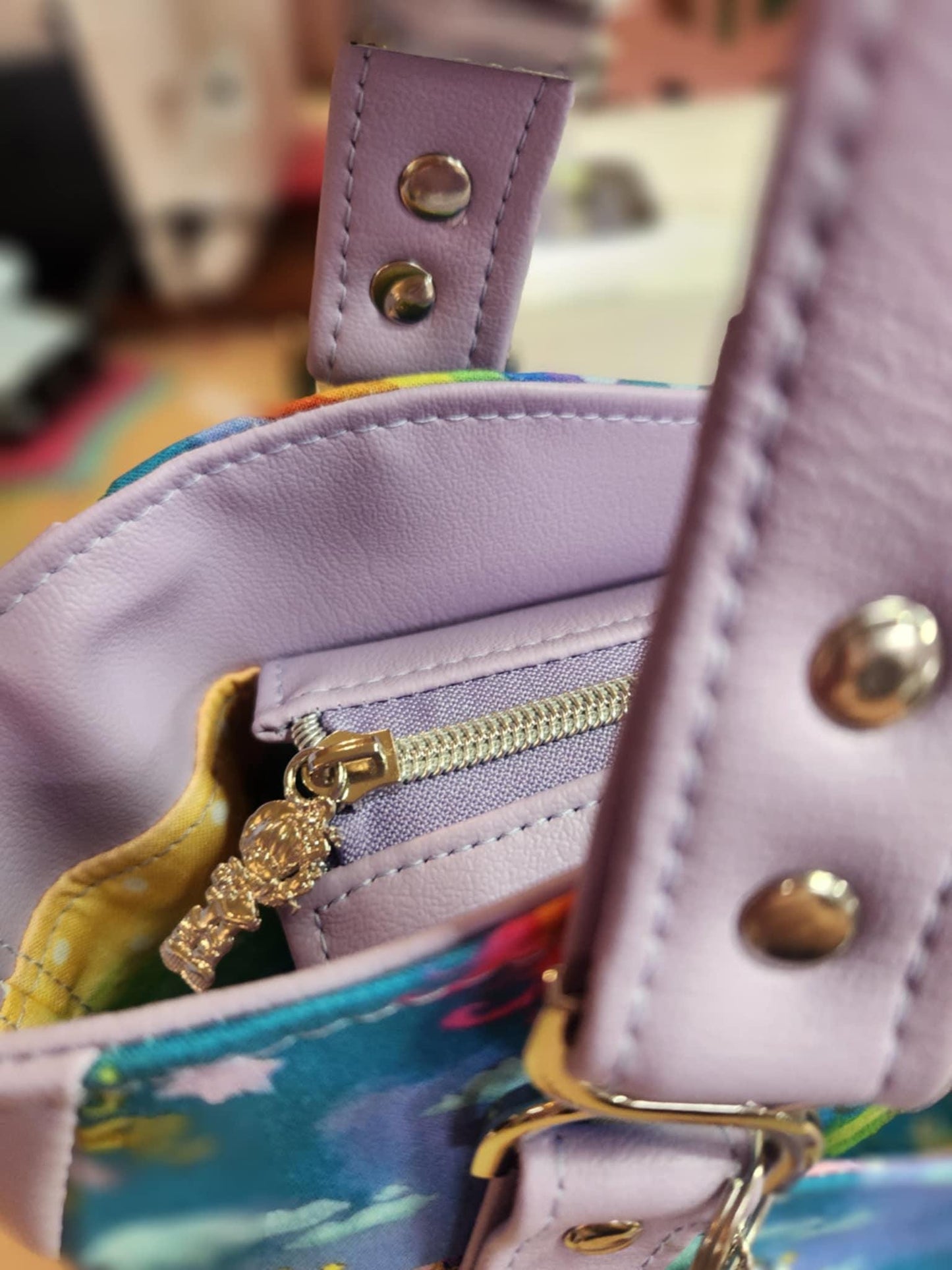 Rainbow Girl Large Handbag