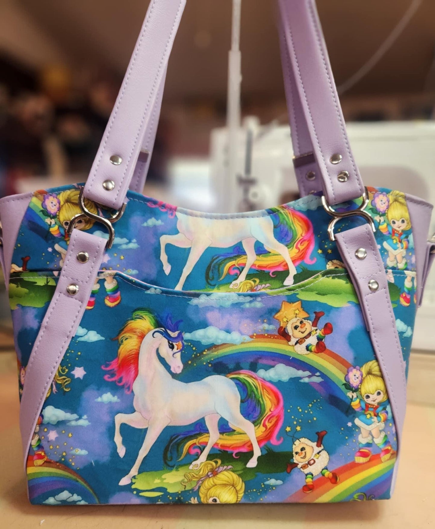 Rainbow Girl Large Handbag