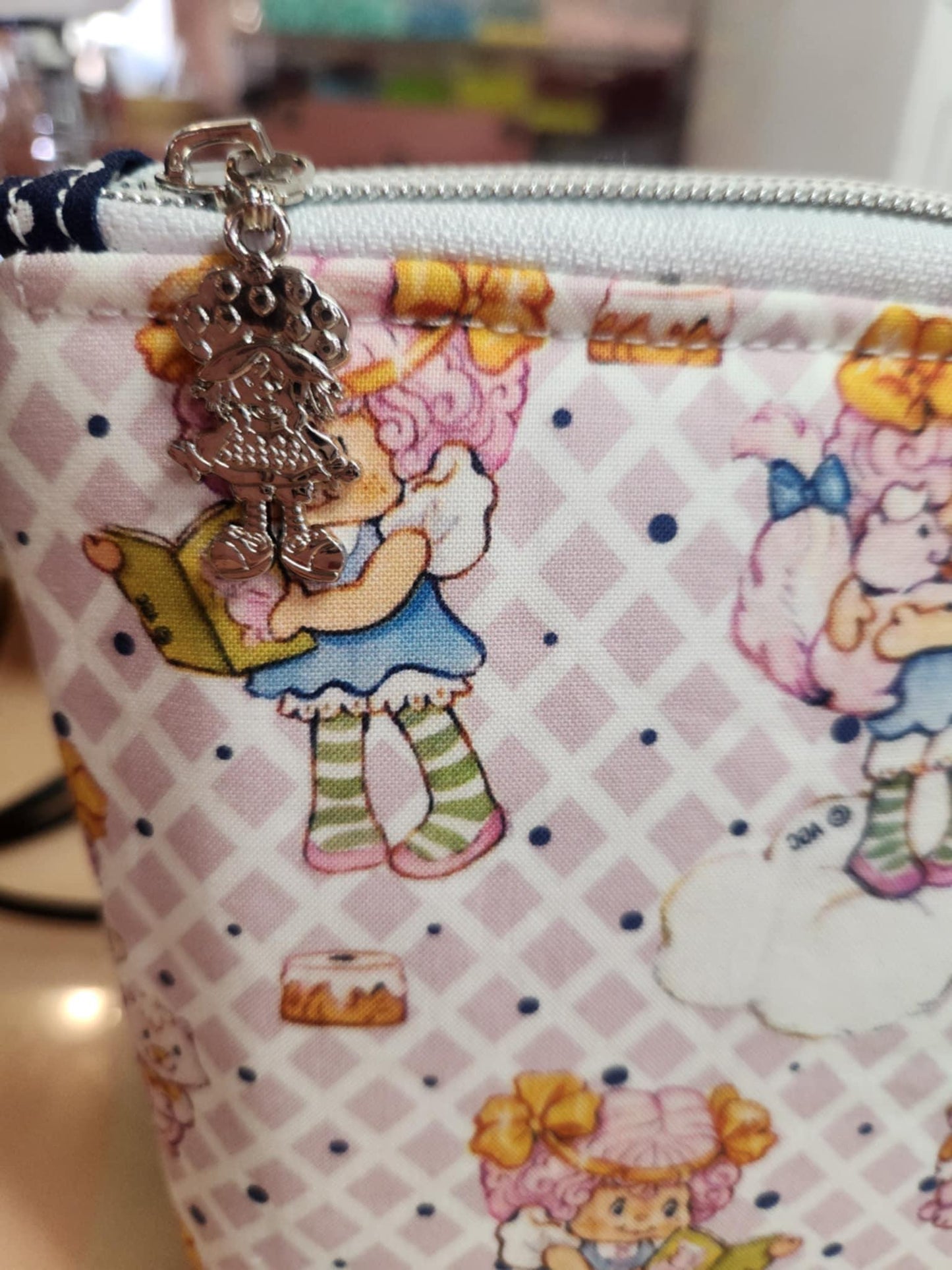 Angel Cake Girl Squared Zipper Pouch Three Sizes