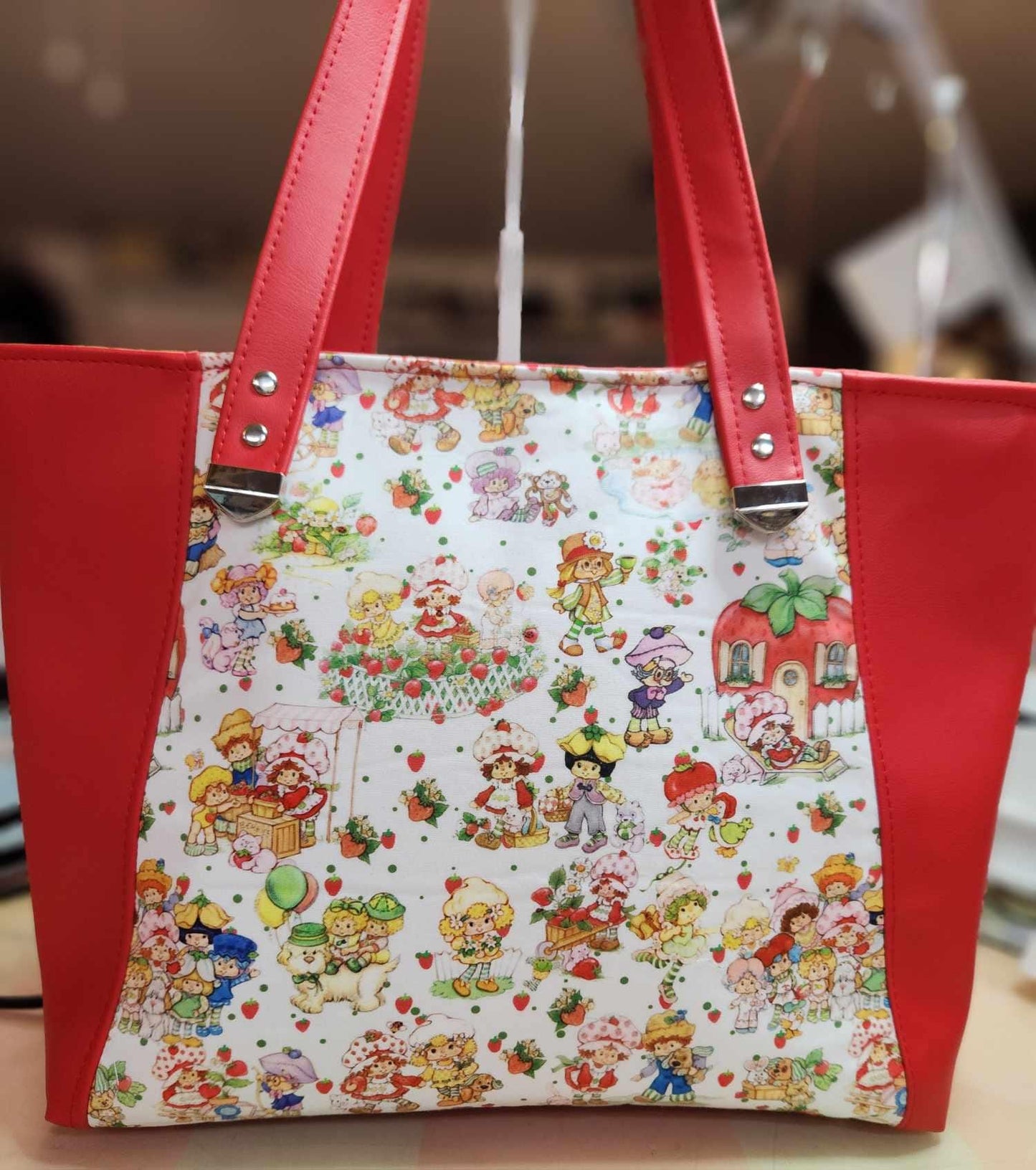 Scented Option! Strawberry Girl & Friends Large Tote