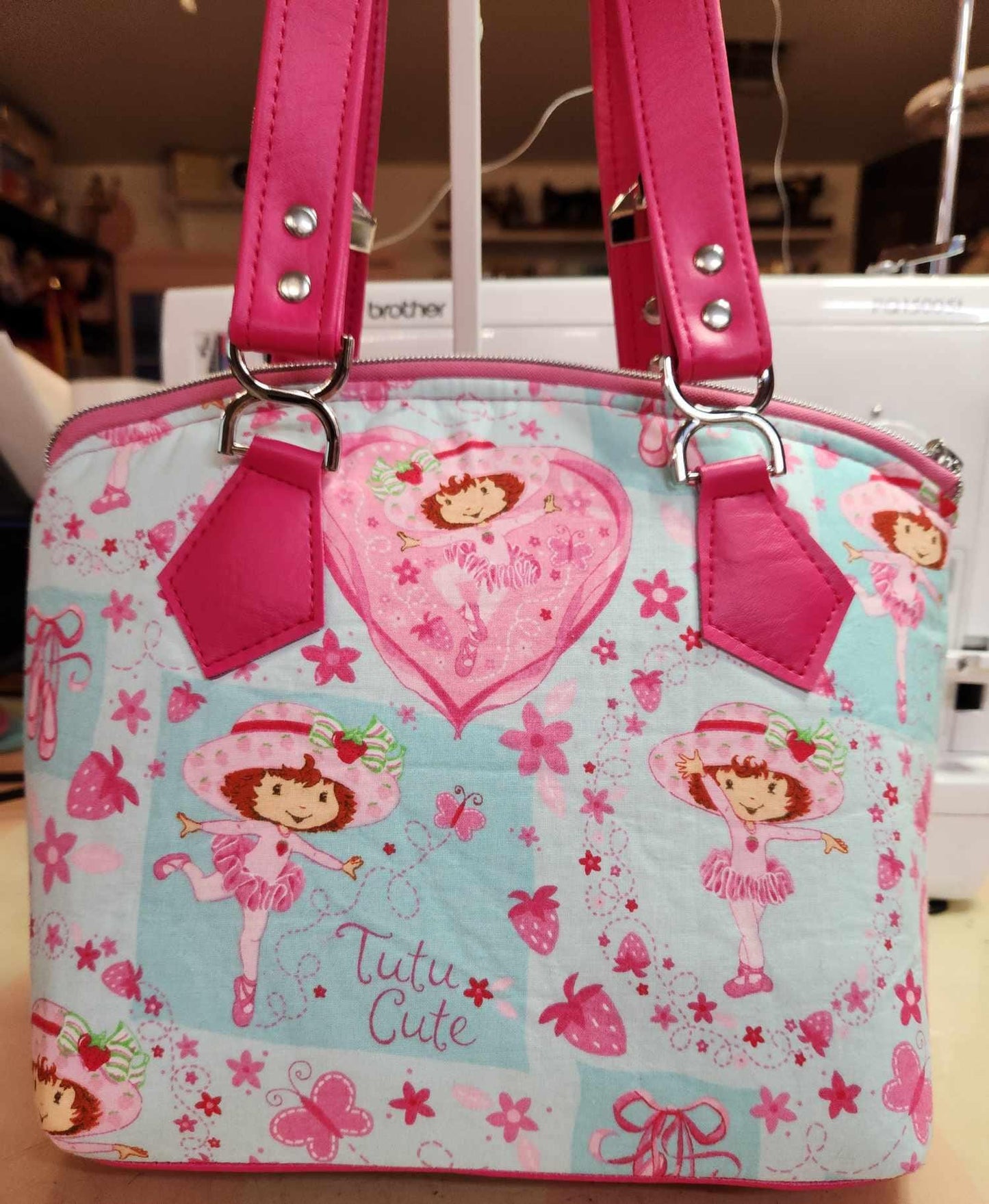 Scented Option! Strawberry Girl G3 Domed Handbag