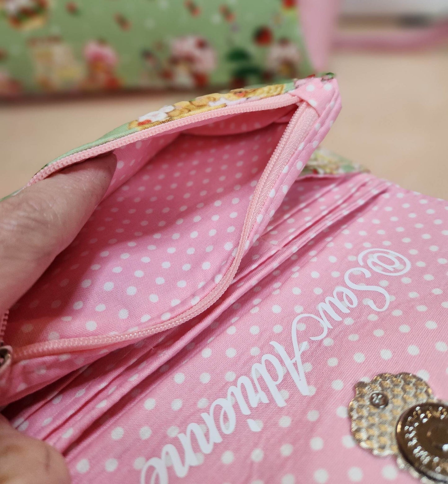 Strawberry Girl & Friends Accordion Wallet