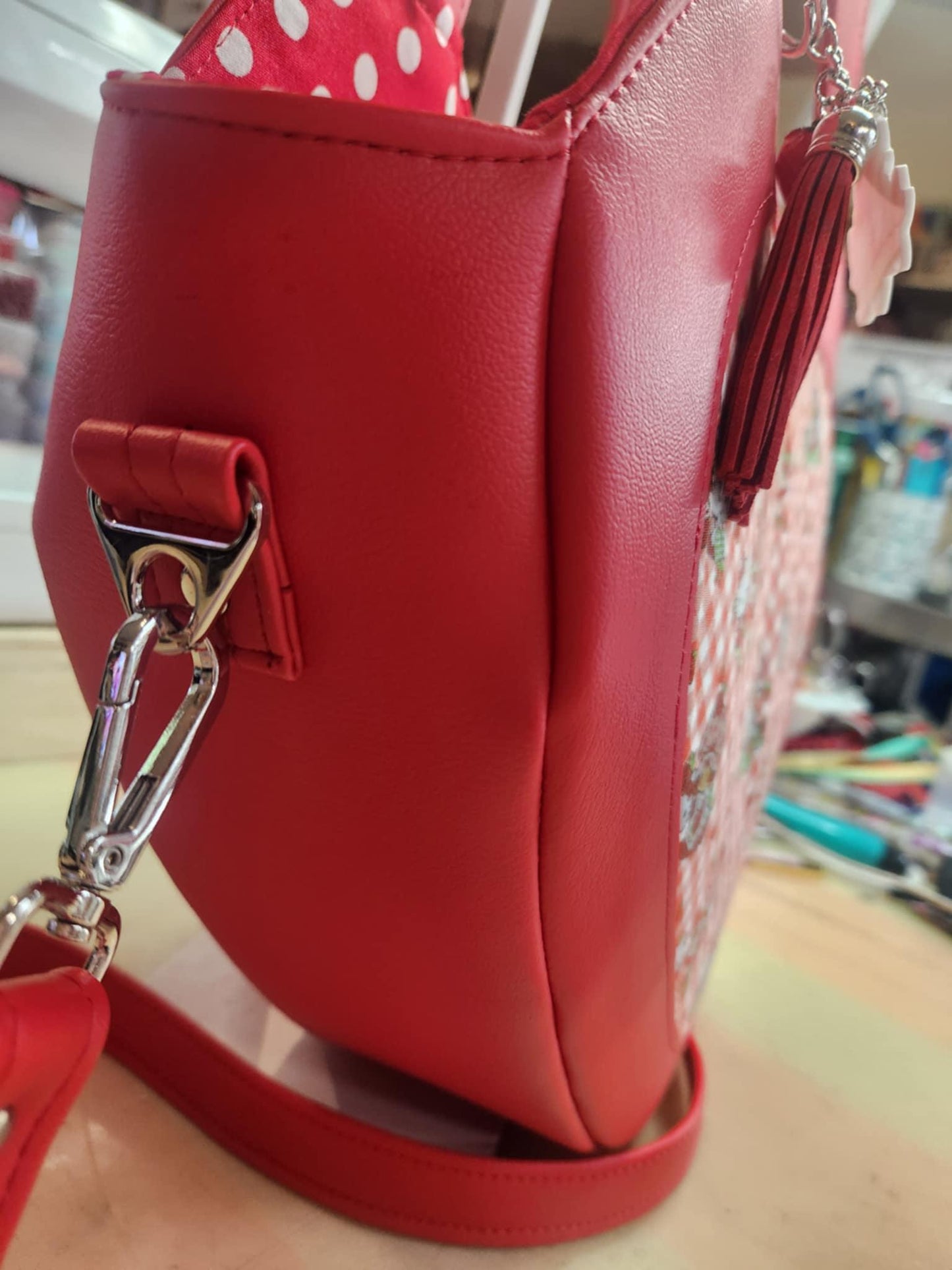 80's Strawberry Girl & Kitty Heart Tote