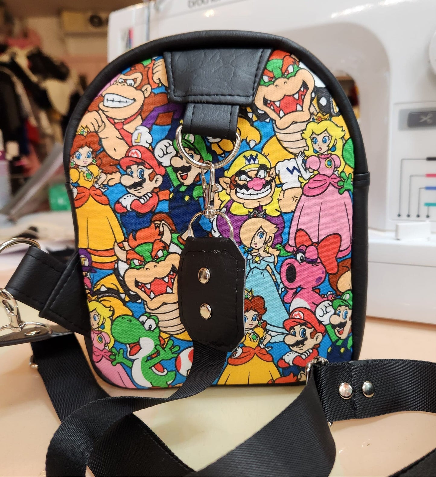 Plumber Brothers Small Backpack Crossbody