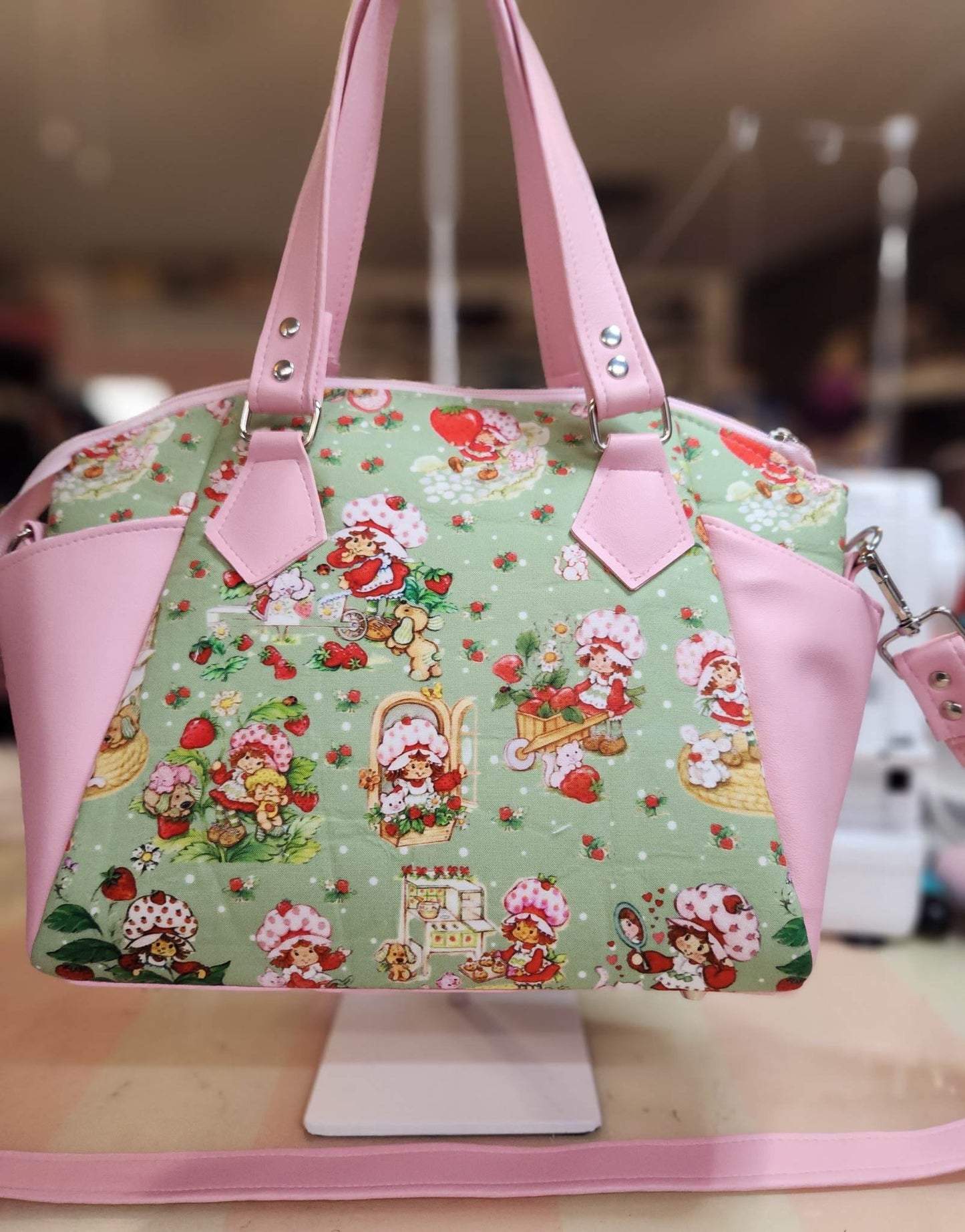 Scented Option! Strawberry Girl Large Shoulder Bag
